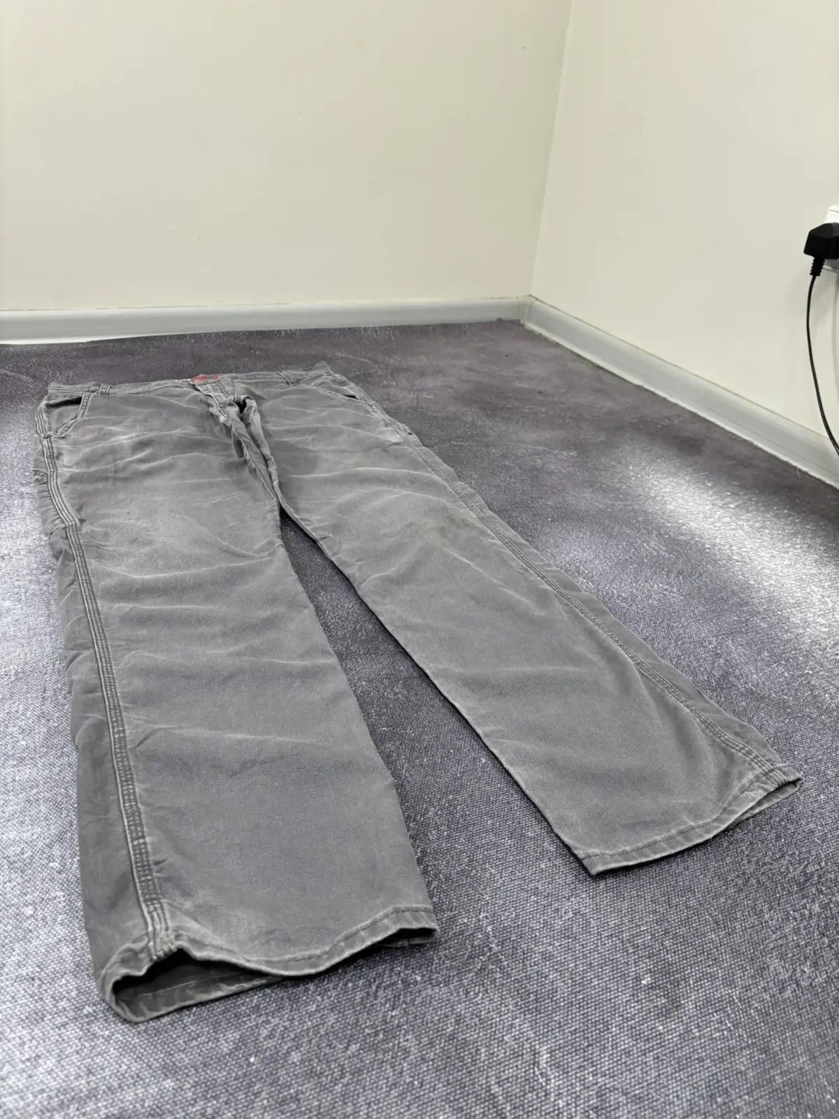 Dickies × Vintage Vintage Dickies USA Gray Work Hype Pants Jeans Size US 36 / EU 52 - 7 Thumbnail