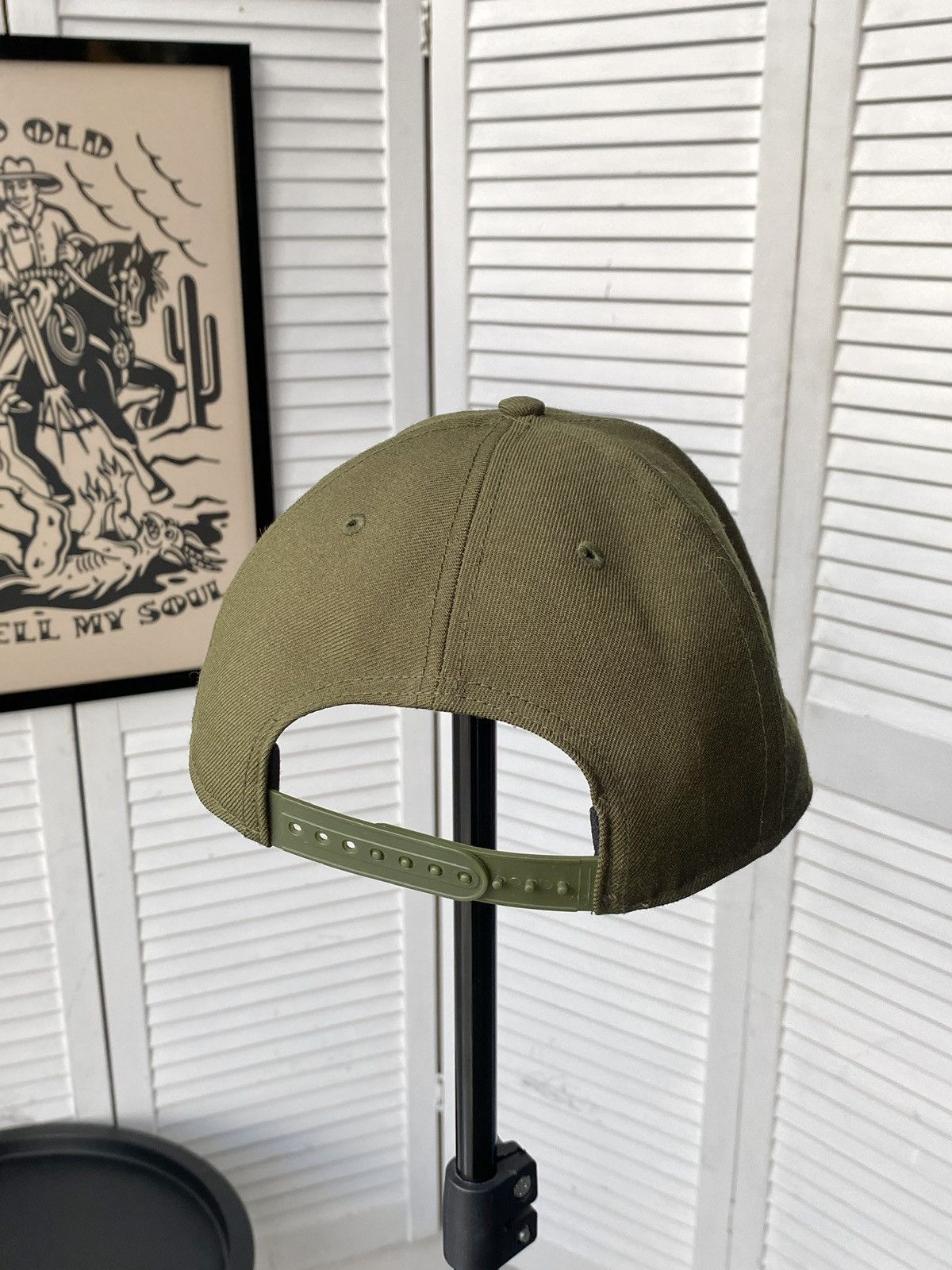Nike Nike Pro Big Logo Swoosh Snapback 3D Khaki Cap Hat Size ONE SIZE - 7 Thumbnail