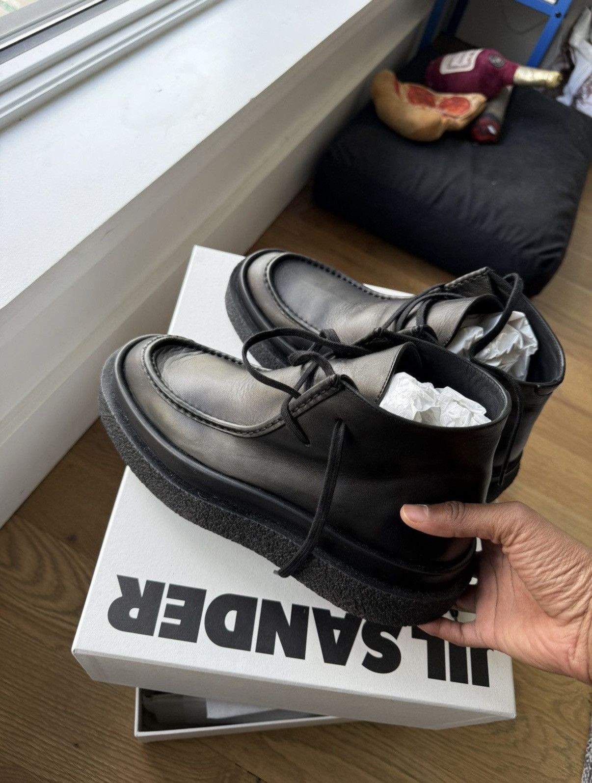 Jil Sander Jil Sander Low Leather Chukka Boot sz 8 (41 EU) Size US 8 / EU 41 - 4 Thumbnail
