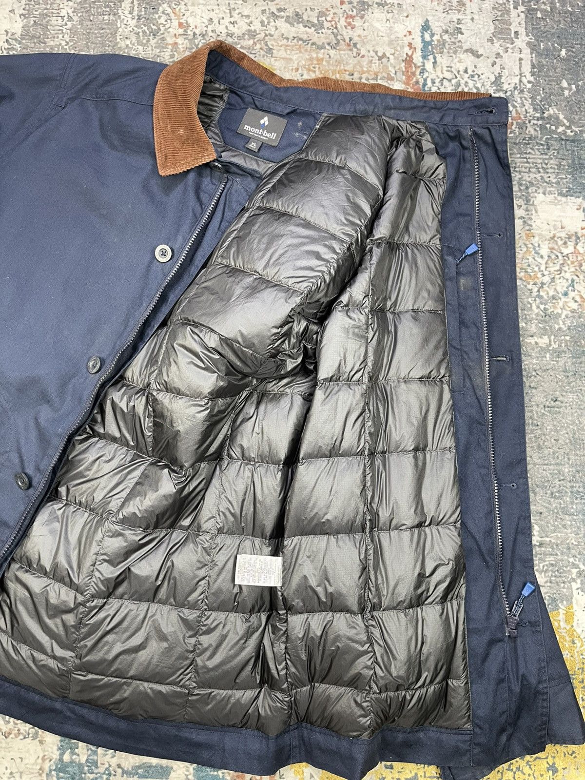 Montbell Mont-Bell Navy Country Down Jacket Size US L / EU 52-54 / 3 - 9 Thumbnail