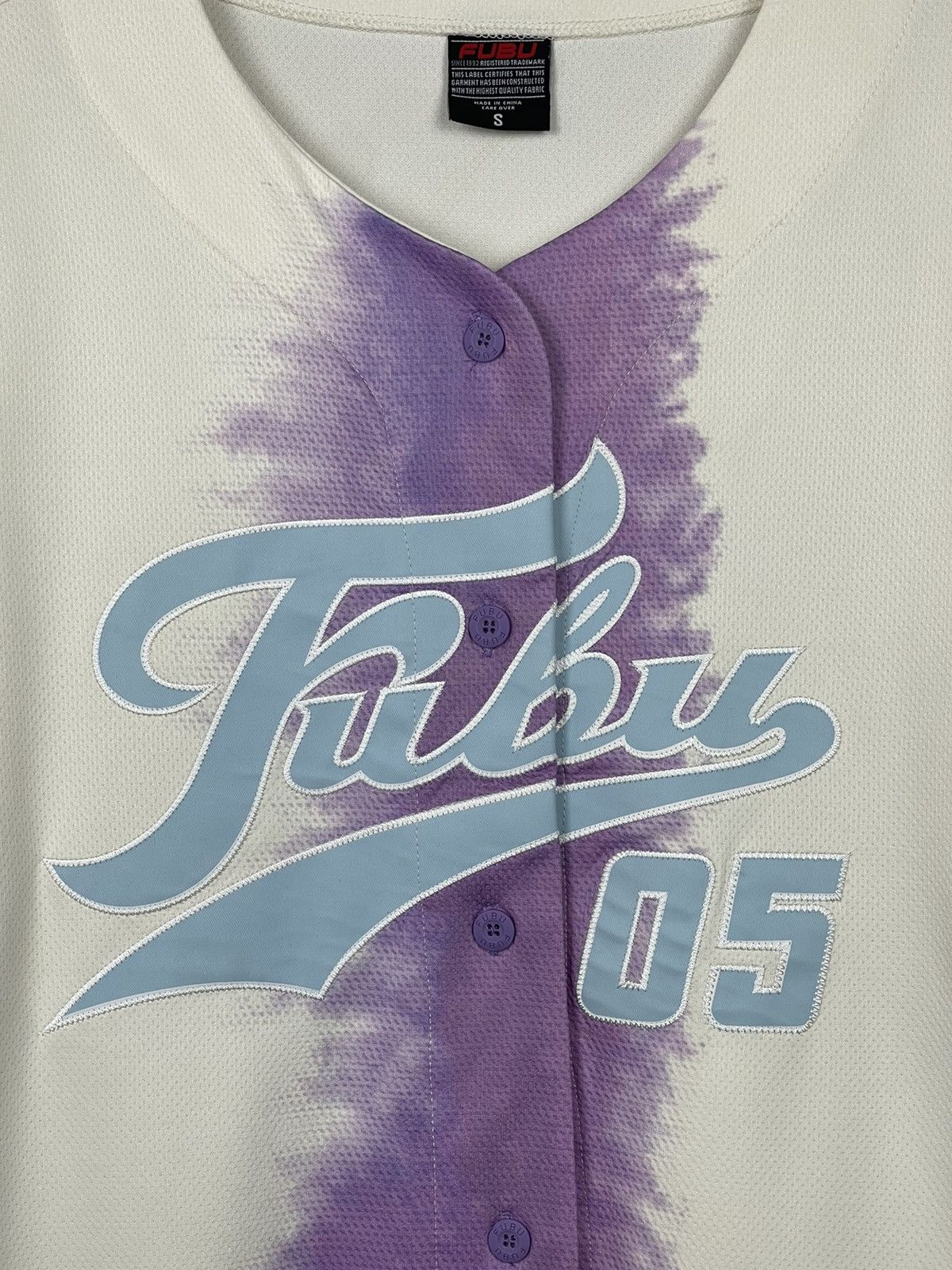 Fubu Y2K Fubu 05 Tie Dye Baseball Jersey T-Shirt Men’s Size S Size US S / EU 44-46 / 1 - 10 Thumbnail