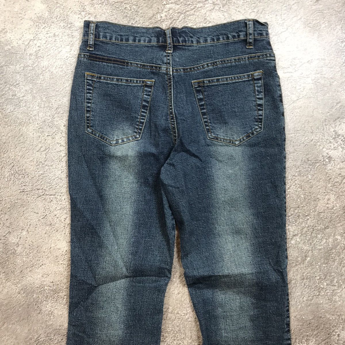 Vintage Vintage 90s Faded Distressed Baggy Wide Leg Jeans Grunge 29 Size 29" - 5 Thumbnail