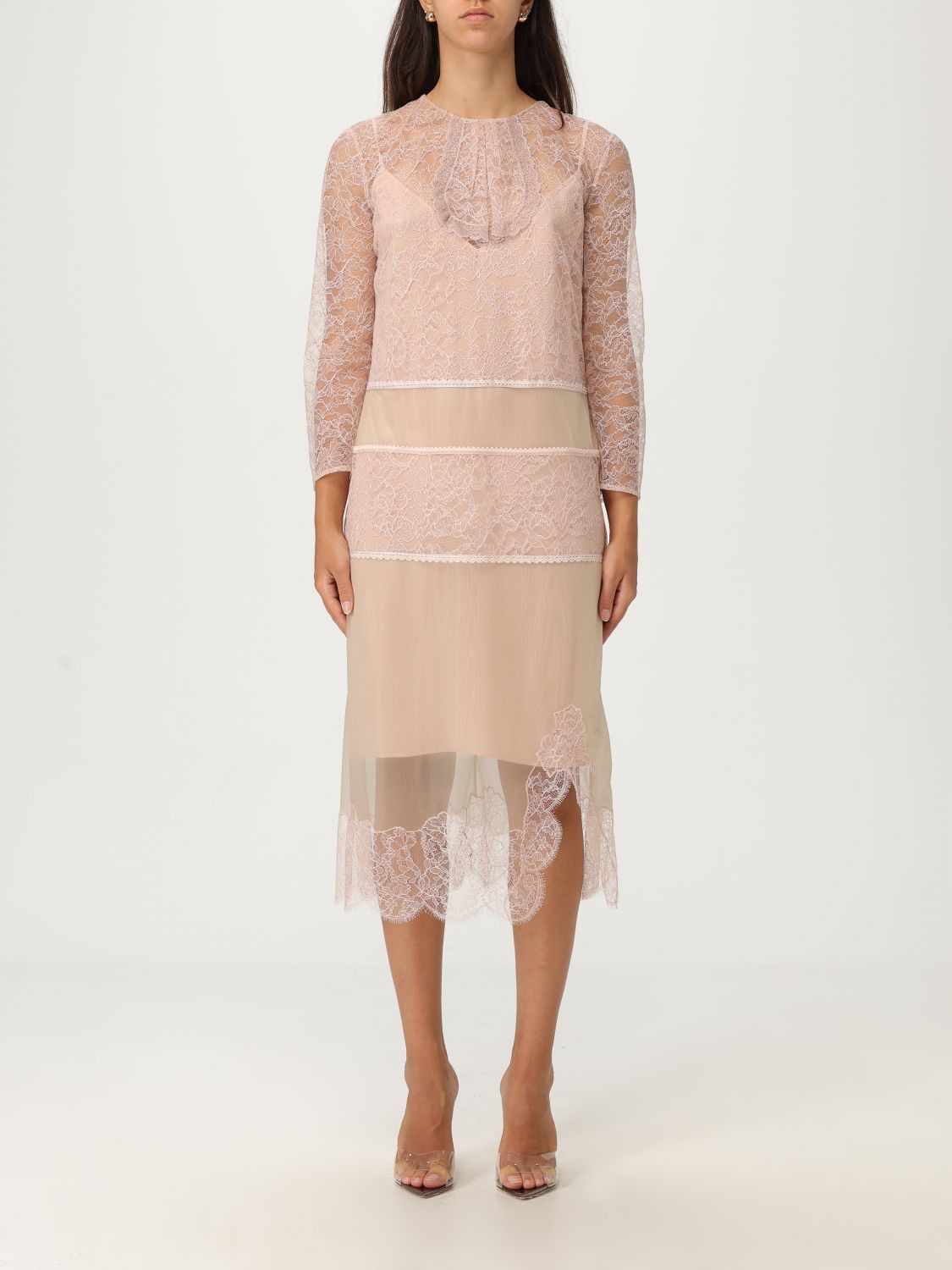 Fendi Fendi Dress Woman Blush Pink Size M / US 6-8 / IT 42-44 - 1 Thumbnail