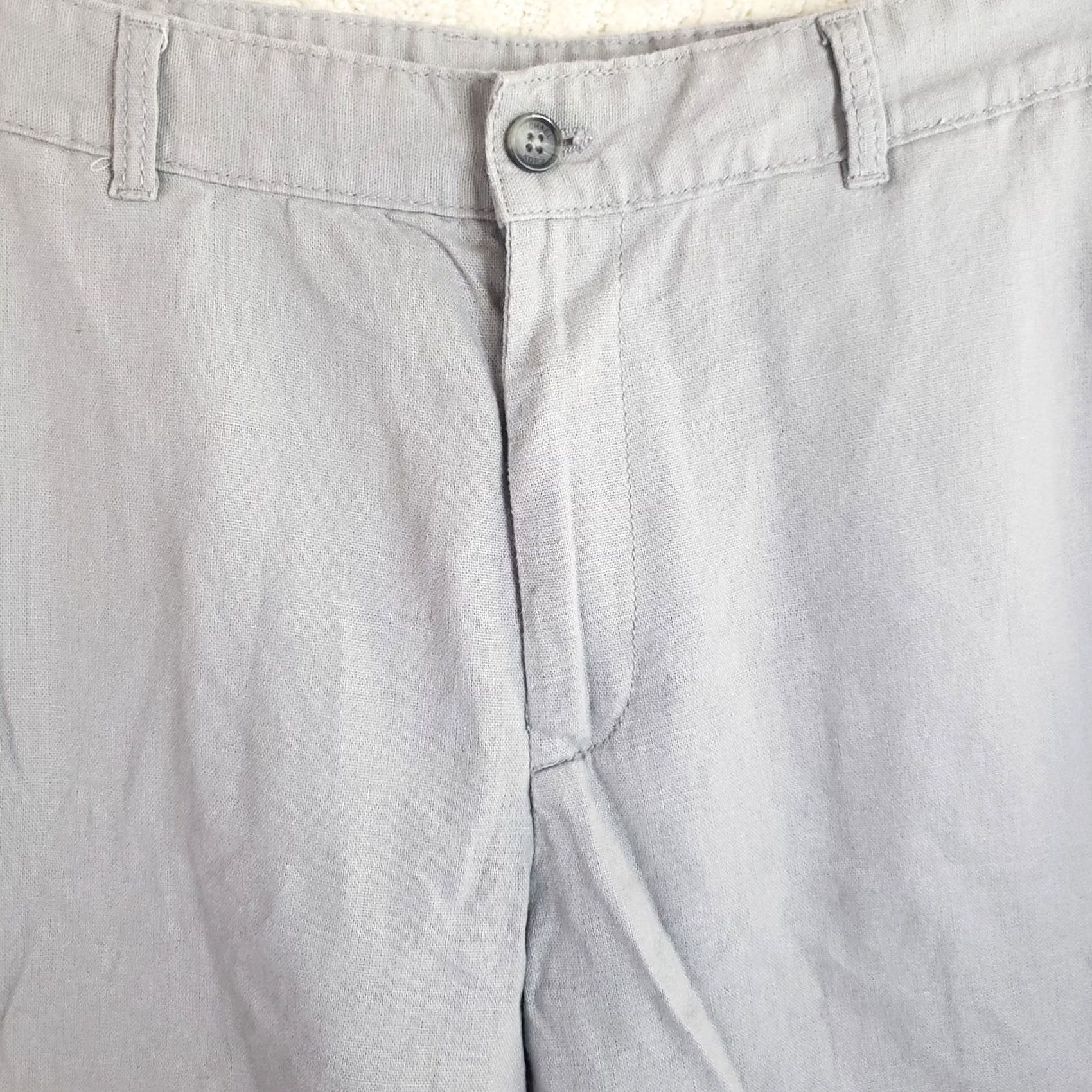 Michael Kors Michael Kors Chino Shorts Men 34x10 Linen Cotton Blend Gray Breathable Pockets Logo Size US 34 / EU 50 - 3 Thumbnail