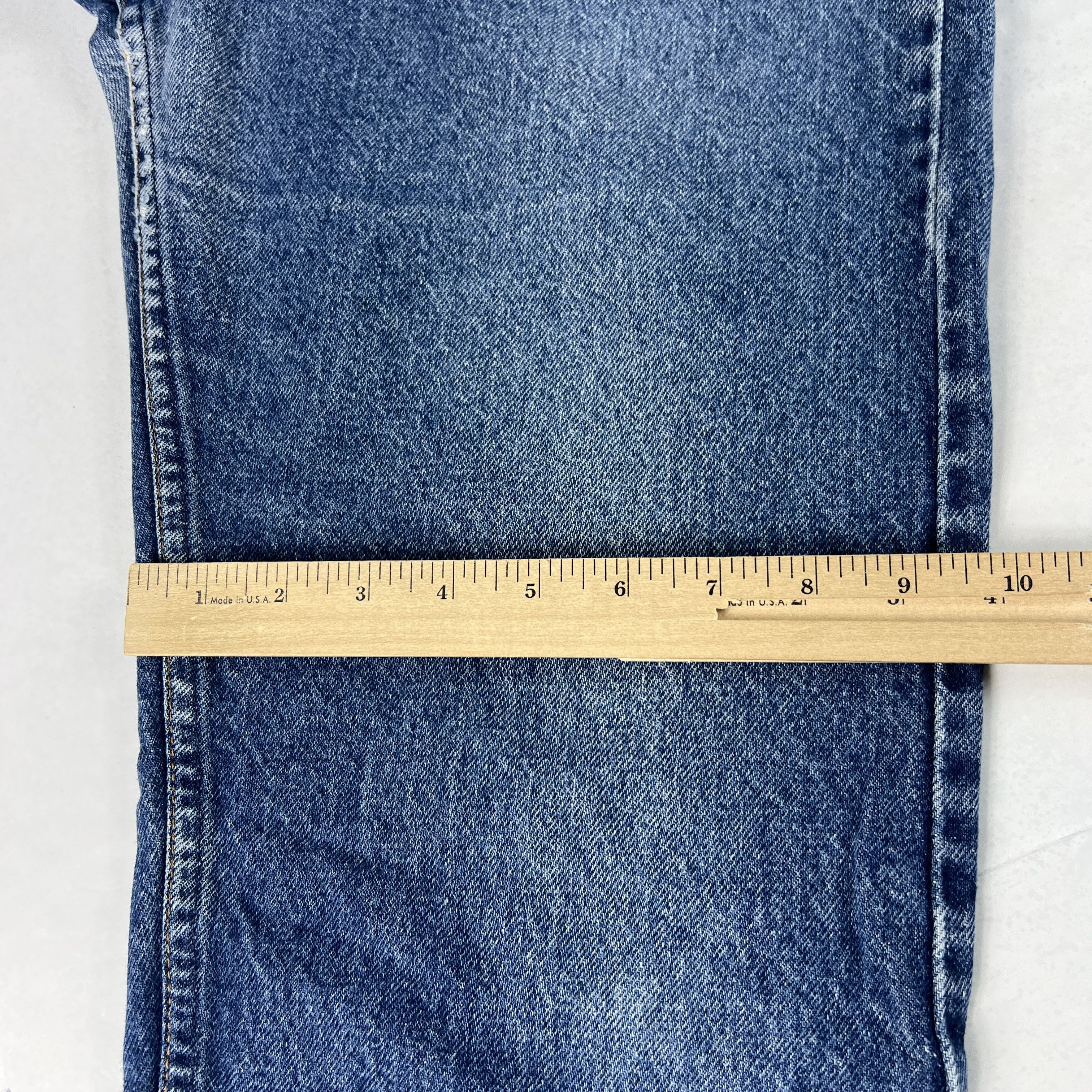 Levi's × Vintage VTG 90s Levi's Jeans 505 Straight Blue Faded Cotton Denim Size US 36 / EU 52 - 20 Thumbnail