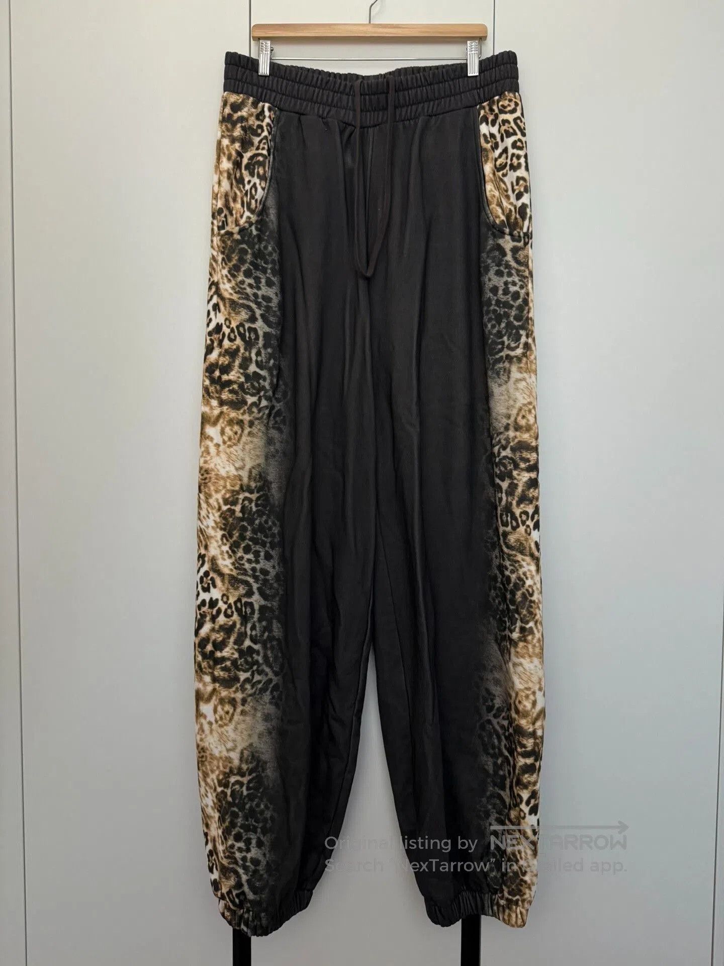 Mowalola mowalola ksubi leopard print joggers. Size 37" - 1 Thumbnail