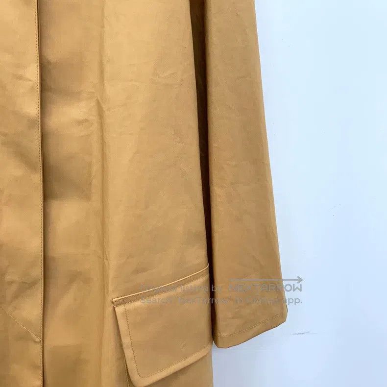 Prada Prada 24 brown cotton lapel long-sleeved windbreaker coat Size US XXS / EU 40 - 4 Thumbnail