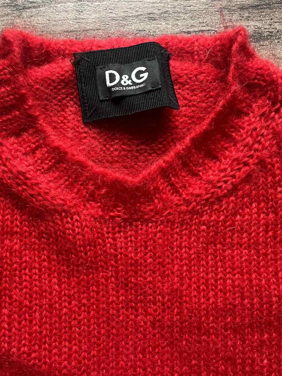 Dolce & Gabbana Dolce & Gabbana D&G gropped red sequin sweater XS Size XS / US 0-2 / IT 36-38 - 3 Thumbnail