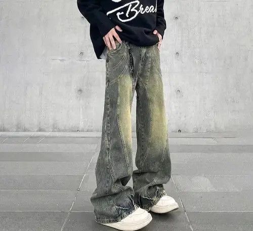 Japanese Brand Multi Lining Acid Wash Jeans Size US 30 / EU 46 - 4 Thumbnail