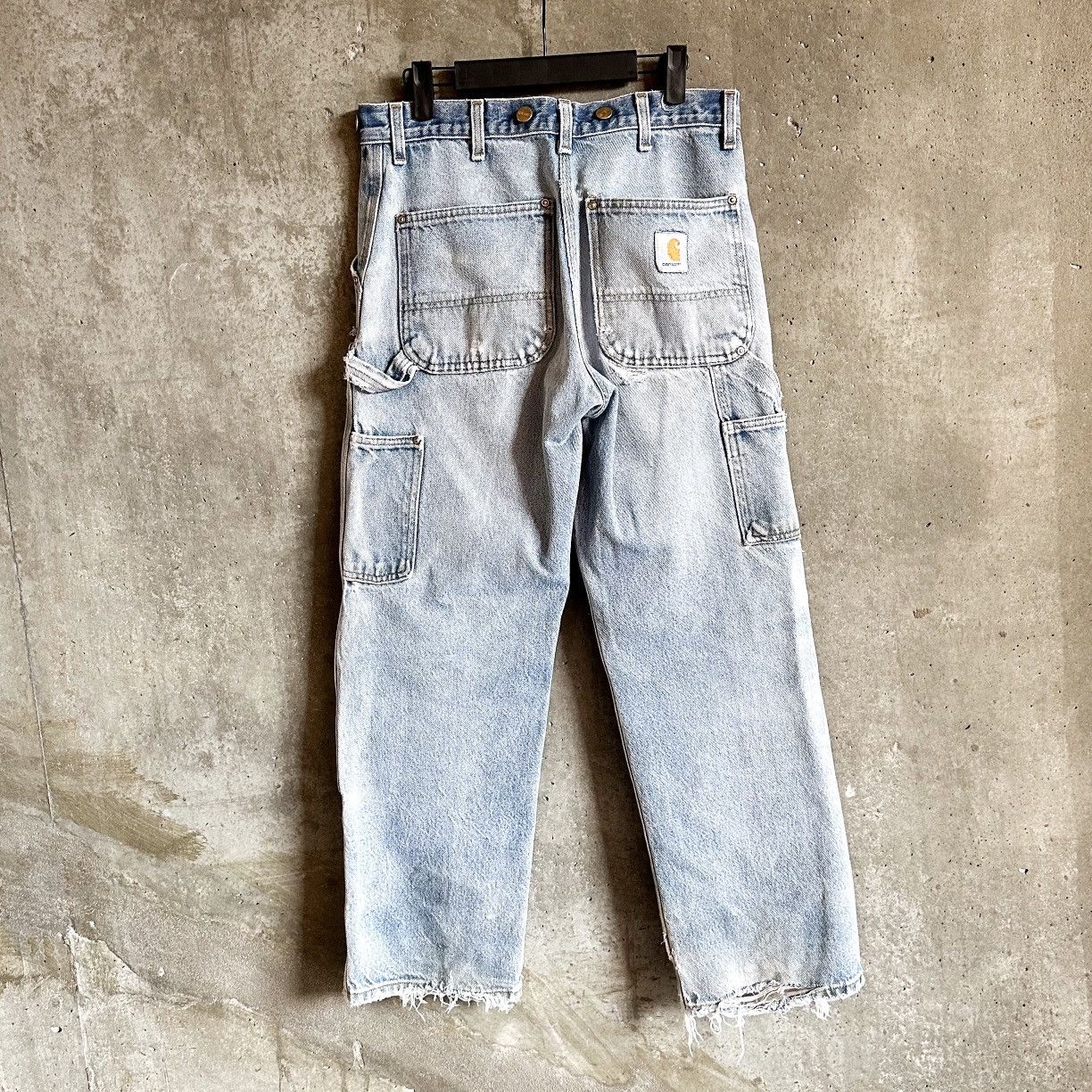 Carhartt Vintage Carhartt THRASHED Double Knee Carpenter Denim Size US 32 / EU 48 - 5 Thumbnail