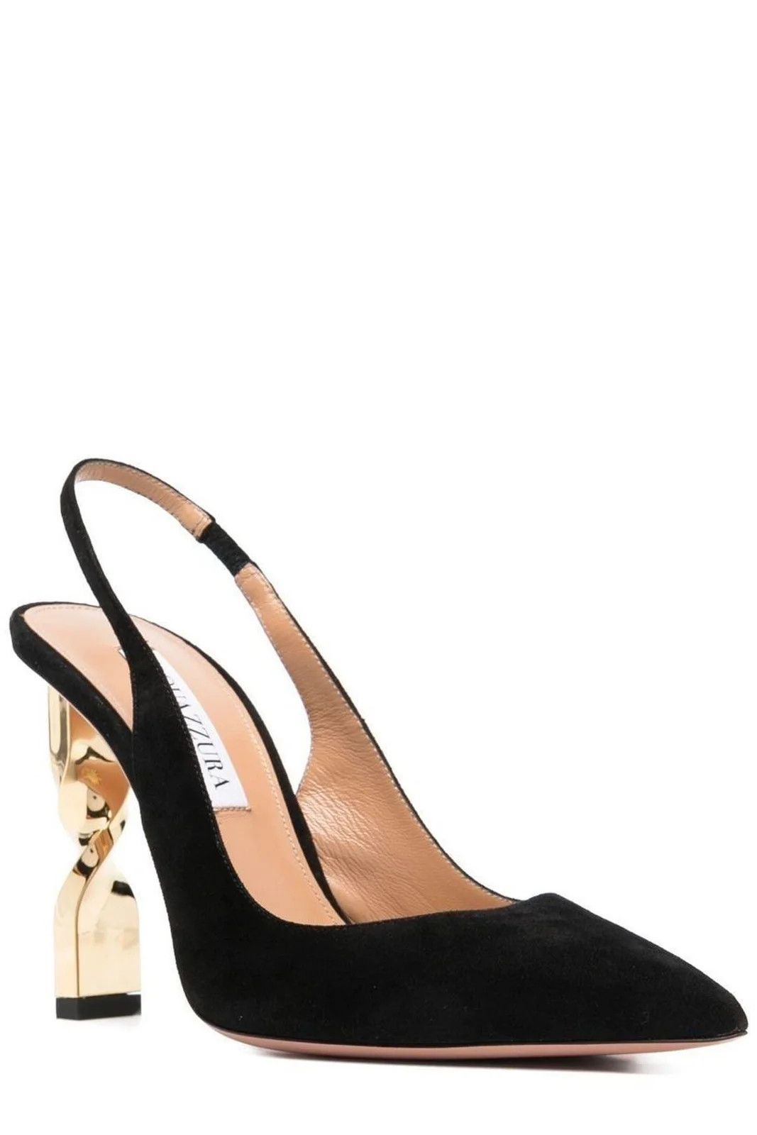 Aquazzura o1srvl11e1024 Pump in Black Size US 8 / IT 38 - 2 Thumbnail