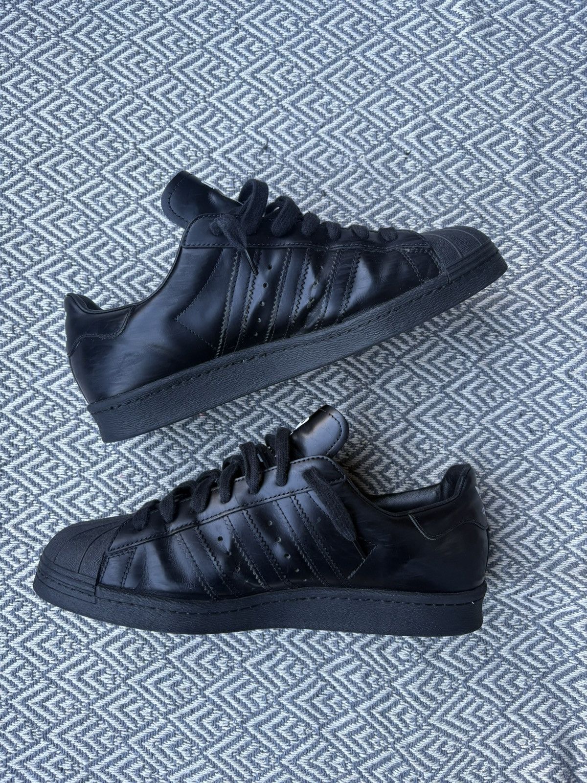 Adidas × Prada Prada Superstar Black Size US 8.5 / EU 41-42 - 5 Thumbnail