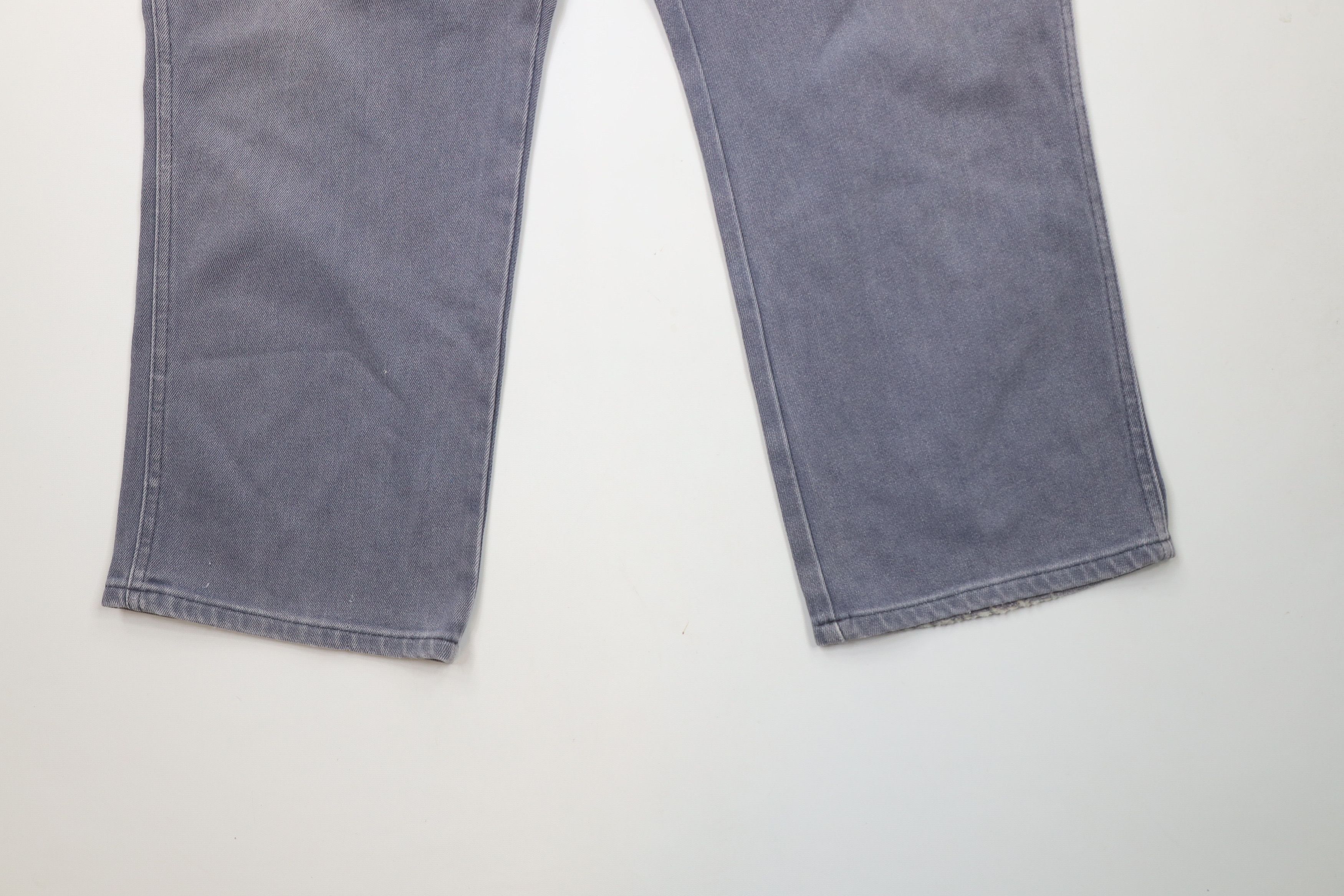 Lee × Vintage Vintage 90s Lee Flared Wide Leg Denim Jeans Blue USA Size US 44 / EU 60 - 4 Thumbnail