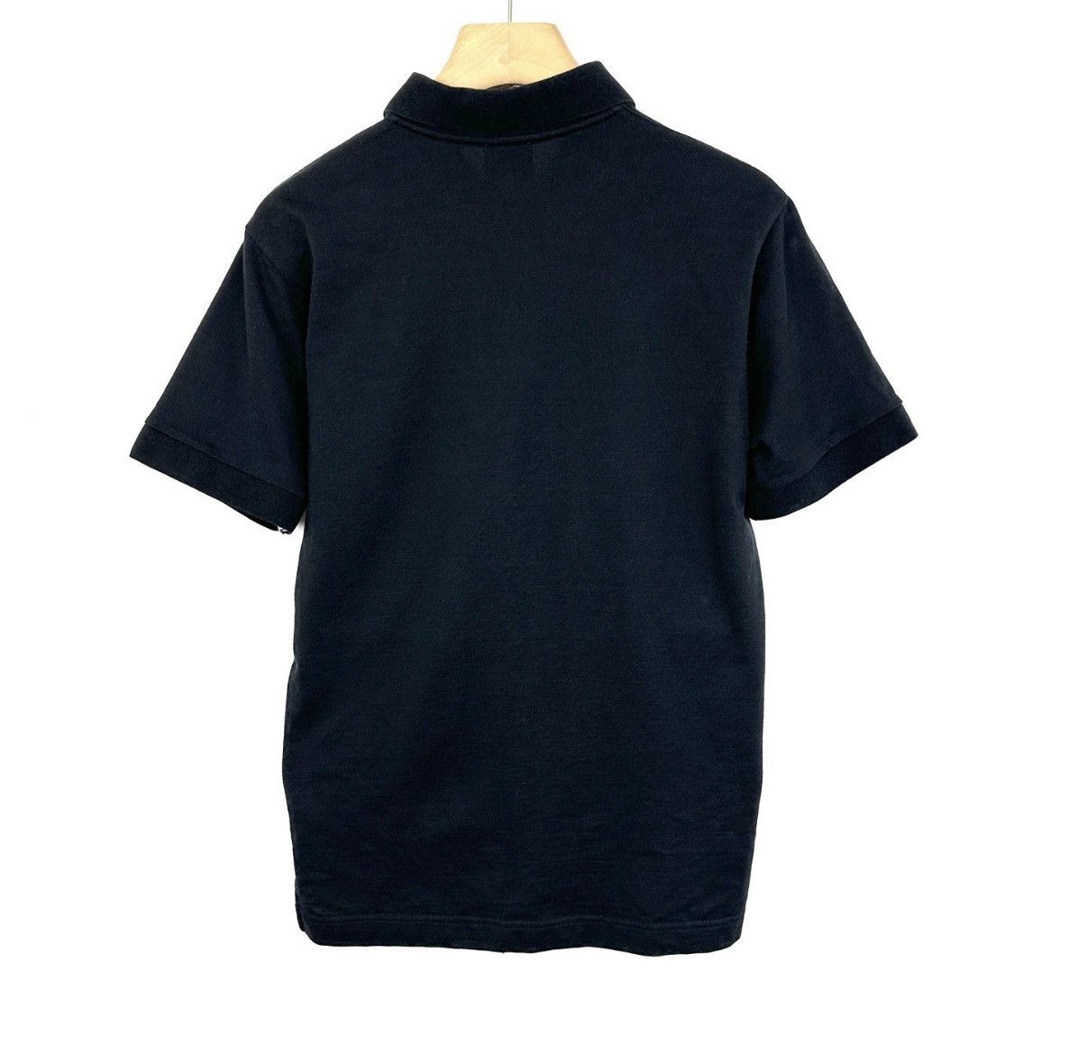 Burberry Burberry Black Polo Shirt with Silver Chest Logo K12 Size US M / EU 48-50 / 2 - 2 Thumbnail