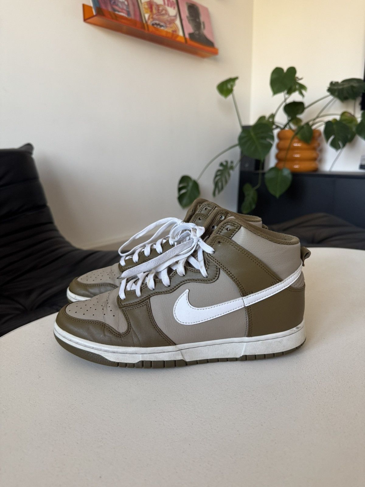 Nike Nike Dunk High Light Chocolate Mocha Sneakers Streetwear Size US 9 / EU 42 - 3 Thumbnail