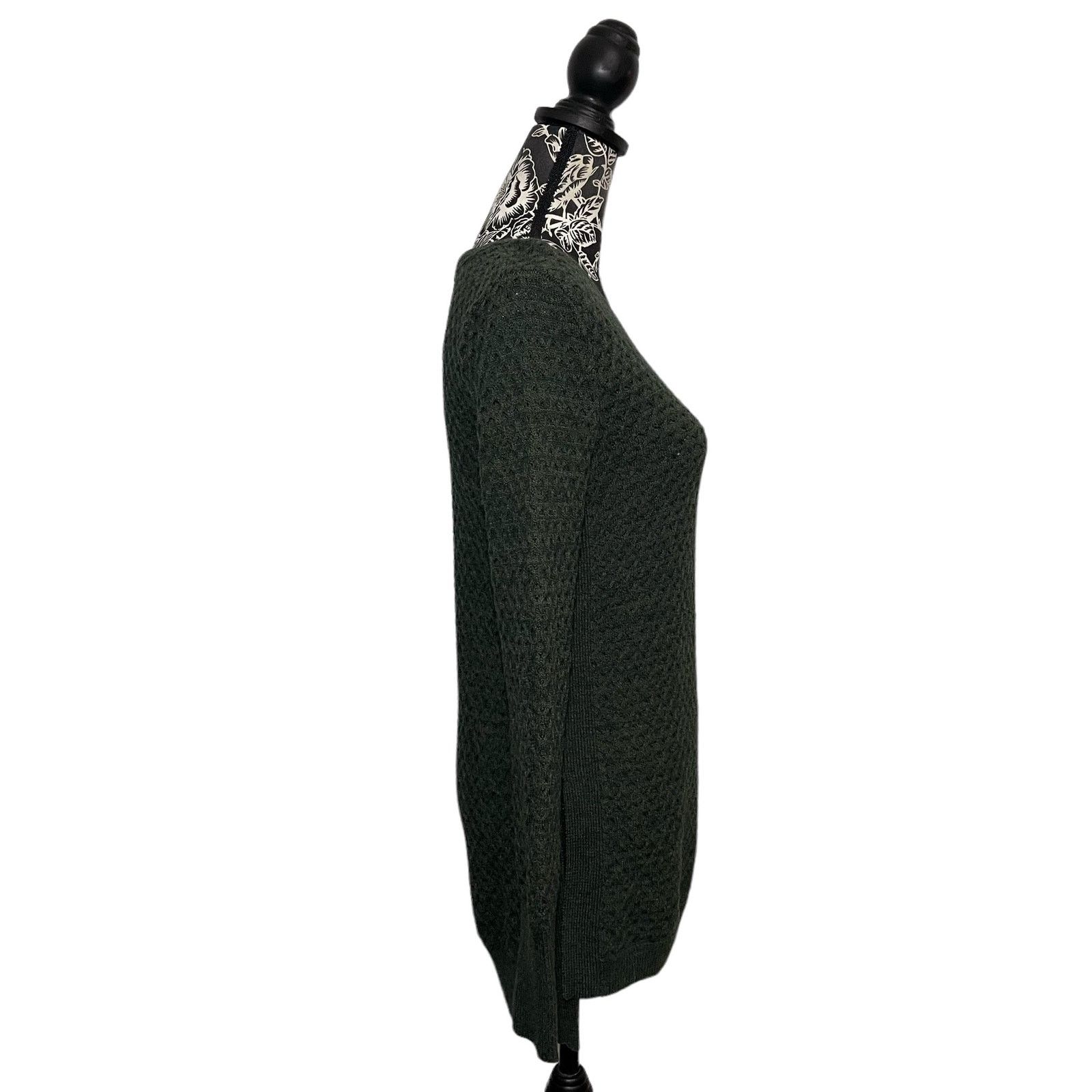 Athleta Athleta Merino Honeycomb Knit Tunic Sweater Moss Green Small Size S / US 4 / IT 40 - 8 Thumbnail