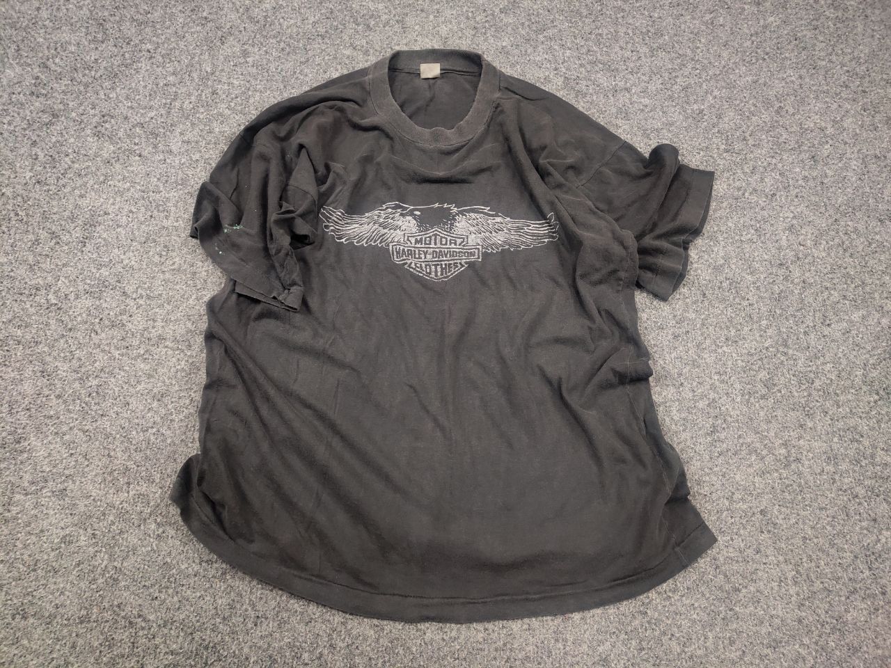 Harley Davidson Vintage 90's Harley Davidson Motorclothes Faded Shirt USA Size US M / EU 48-50 / 2 - 3 Thumbnail