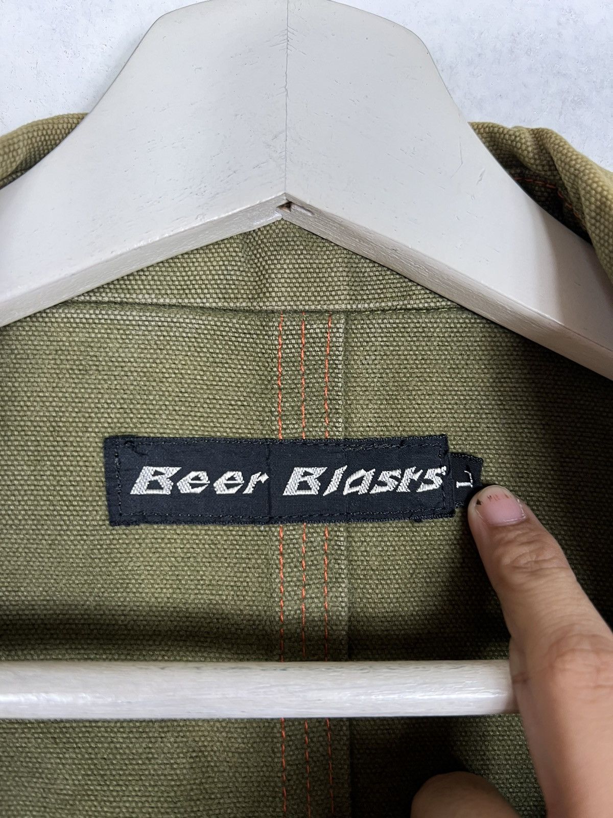 Drink Beer Save Water × Japanese Brand 🔥 BEER BLASRS BROKEN DYED CHORE JACKET Size US L / EU 52-54 / 3 - 15 Thumbnail