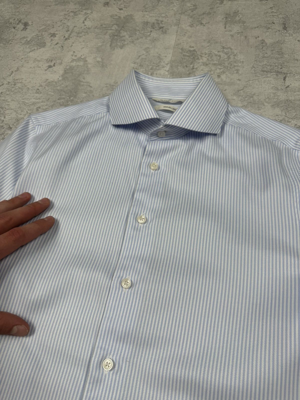 Suitsupply Suitsupply Shirt Button Up Striped Size 38 Size US M / EU 48-50 / 2 - 6 Thumbnail