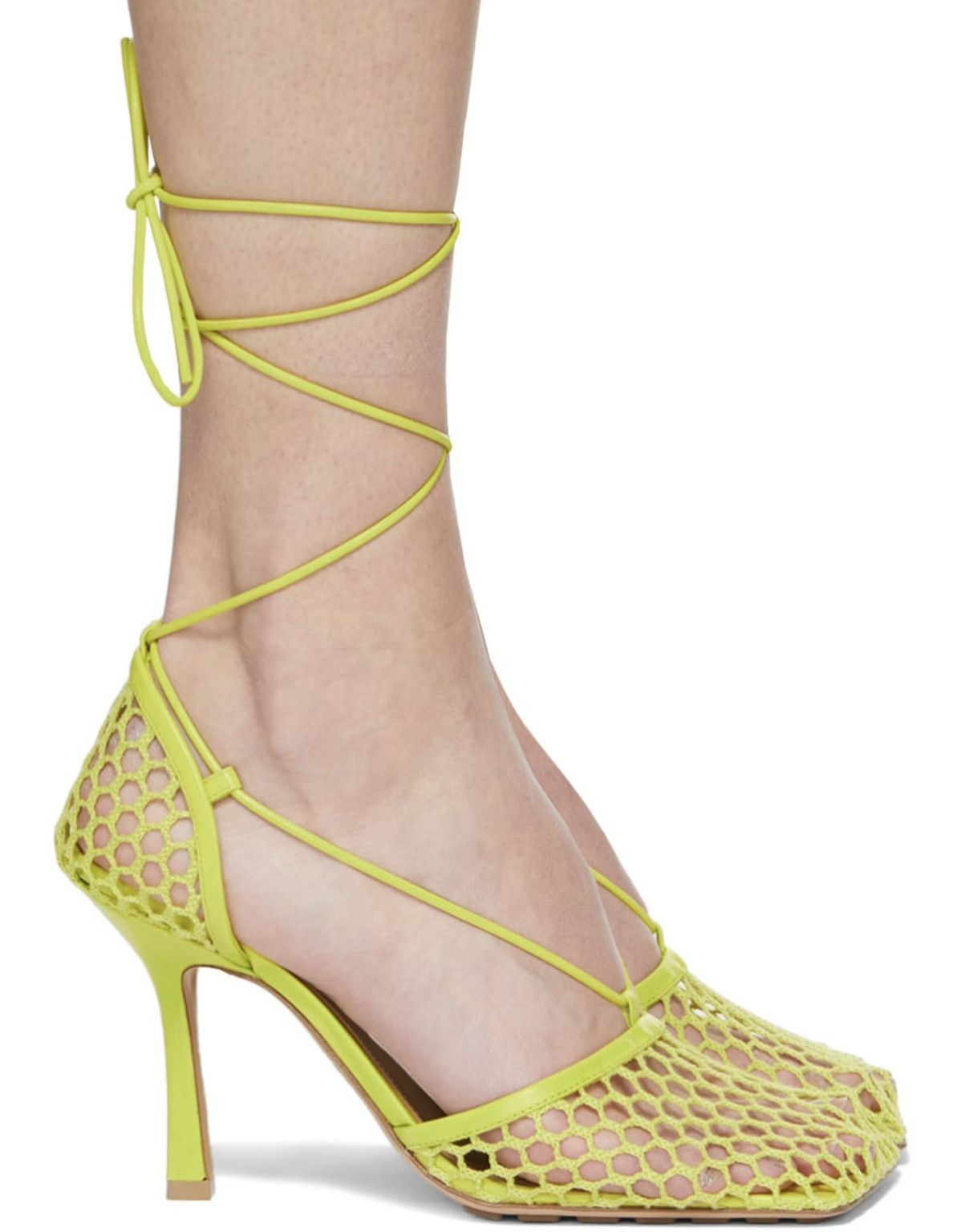 Bottega Veneta BOTTEGA VENETA Green Stretch Heels Size US 6 / IT 36 - 3 Thumbnail