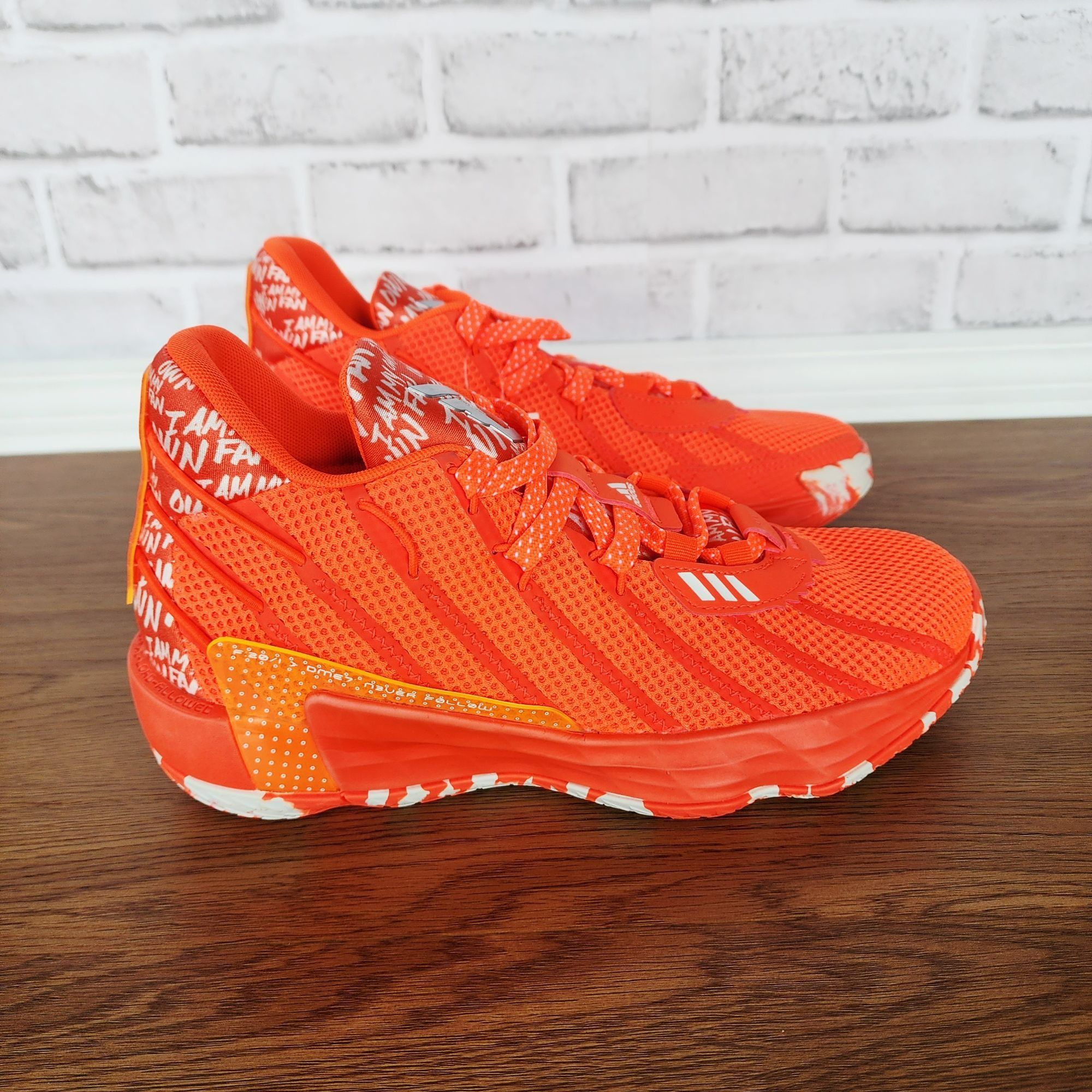 ⭐Adidas Dame 7I Am My Own Fan-solar Red Mens Shoes Sz 14 Fy