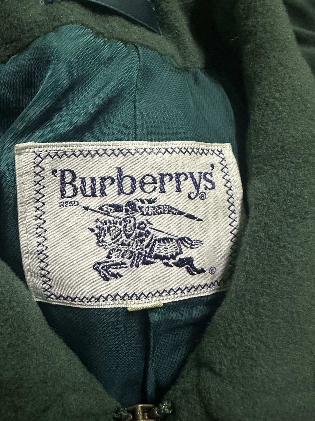 Burberry Vintage burberry leather belt jacket Size L / US 10 / IT 46 - 8 Thumbnail