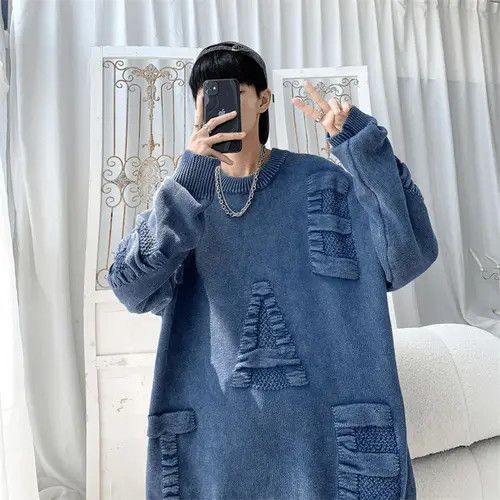 Other Chiyuri x Kouda Patchwork Embroidery Knit Sweater Size US M / EU 48-50 / 2 - 5 Thumbnail