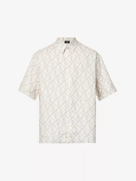 Fendi o1loc1c0824 Shirt in Grey Size US M / EU 48-50 / 2 - 1 Thumbnail