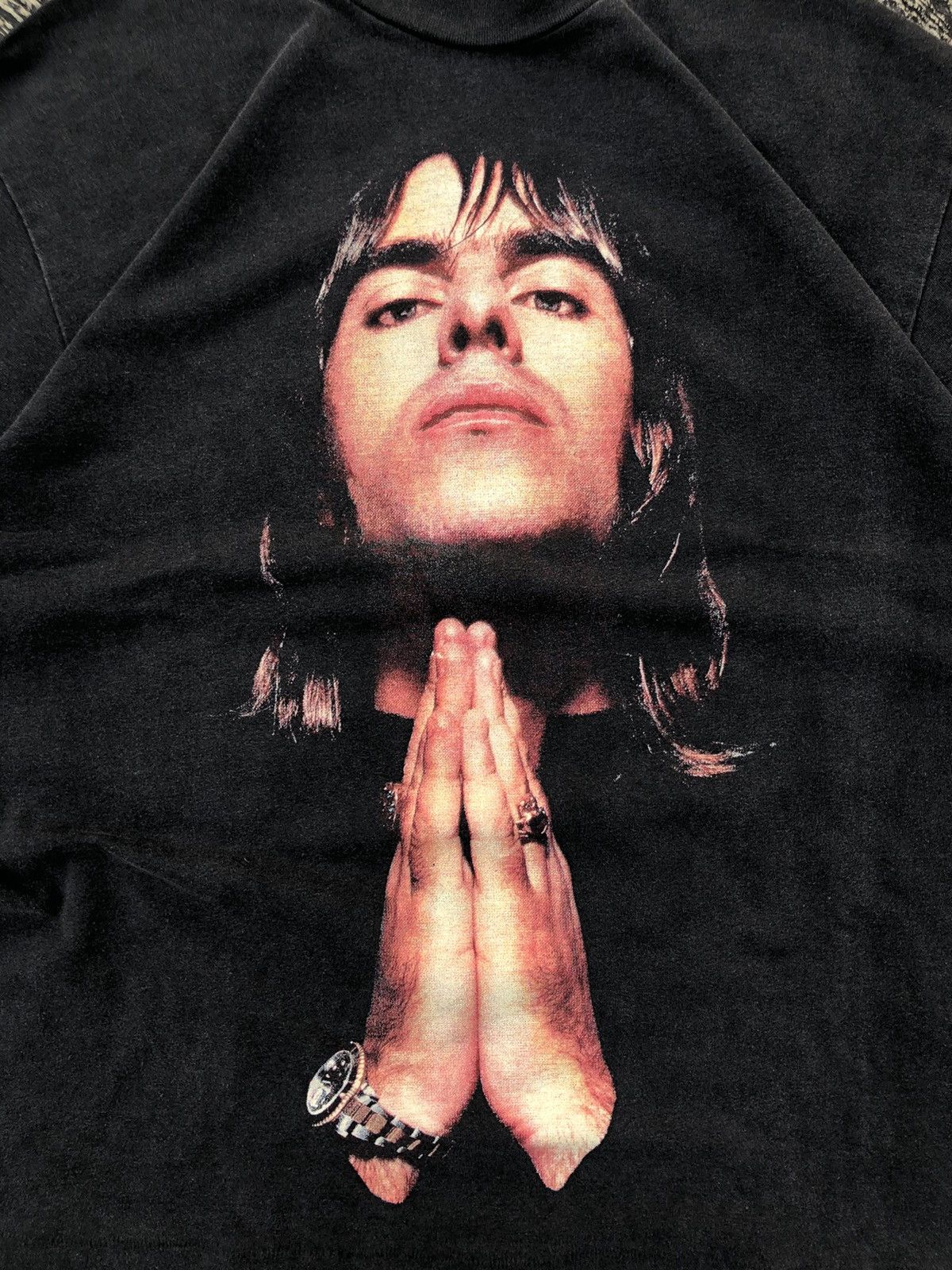Band Tees × Vintage Rare oasis liam gallager the father of swagger Size US L / EU 52-54 / 3 - 3 Thumbnail