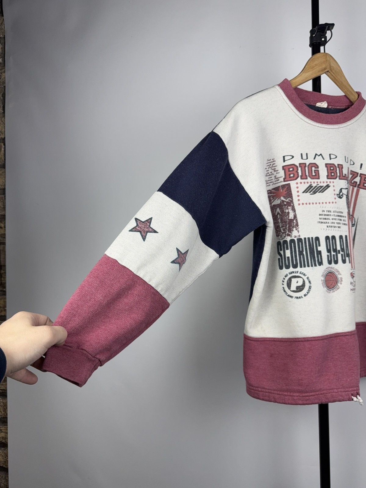 NBA × Vintage Vintage RARE 70-80s Atlanta Hawks Sweatshirt Size US S / EU 44-46 / 1 - 5 Thumbnail