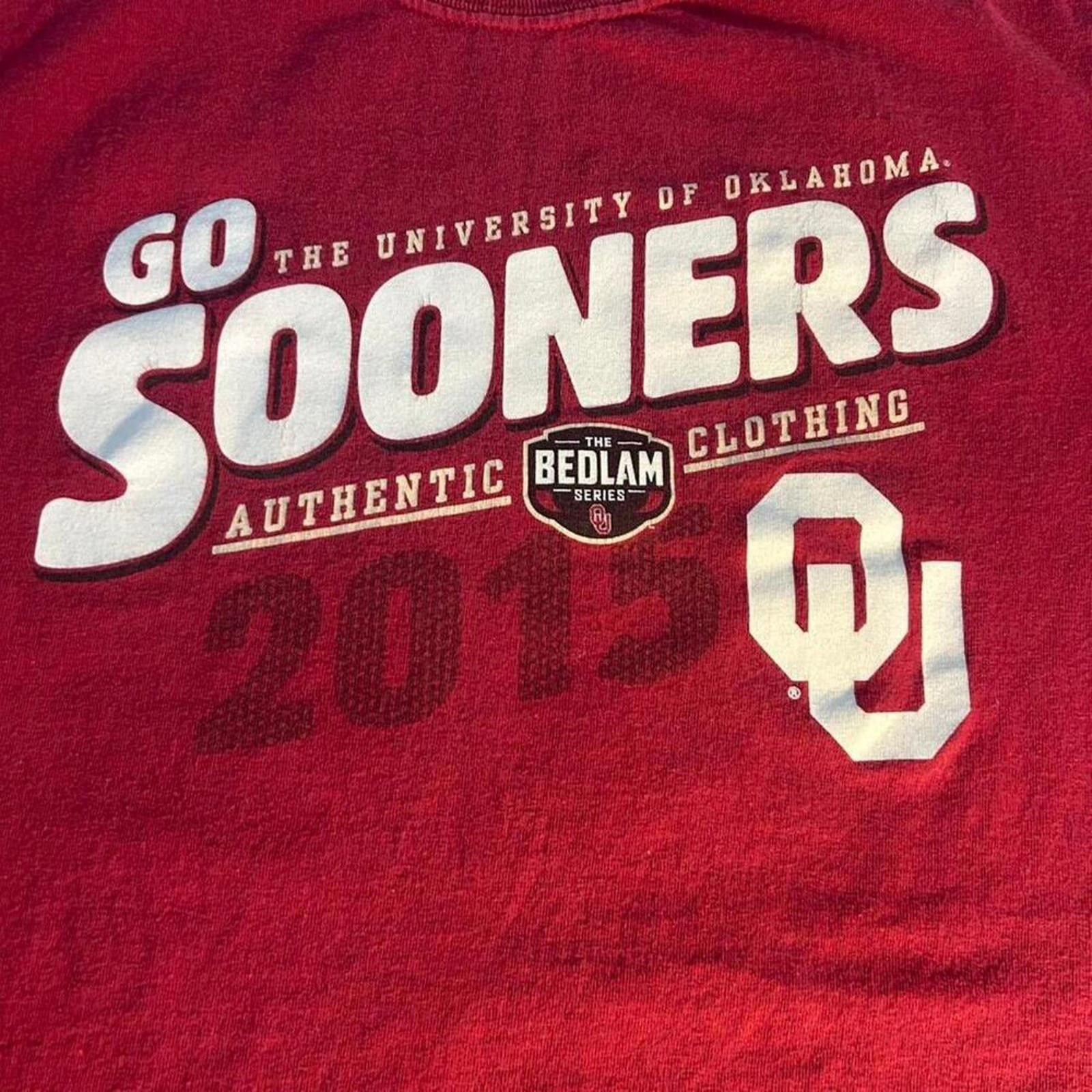Gildan University of oklahoma red t shirt Size US S / EU 44-46 / 1 - 2 Thumbnail