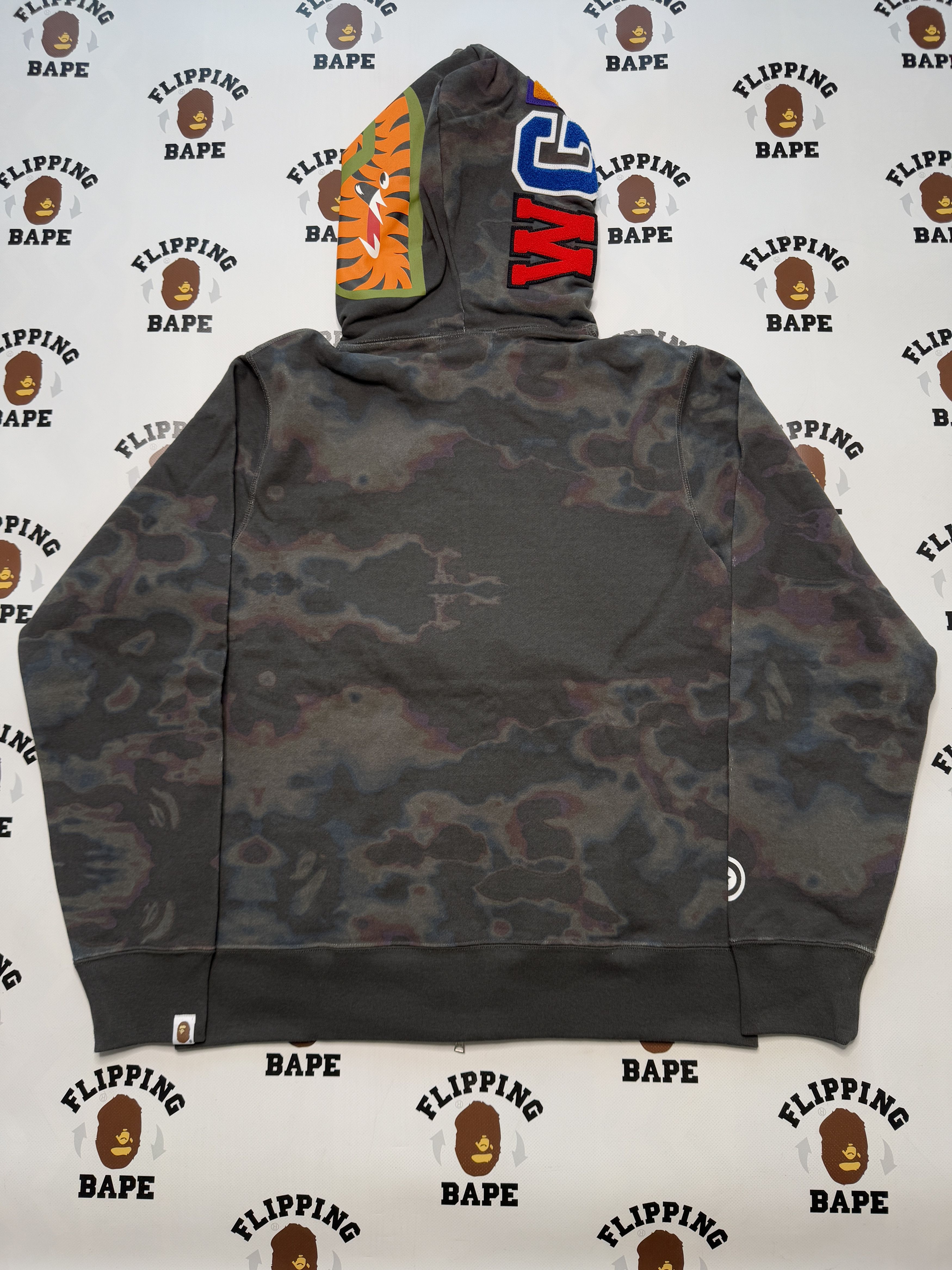Bape BAPE THERMOGRAPHY SHARK FULL ZIP HOODIE Size US XXL / EU 58 / 5 - 4 Thumbnail