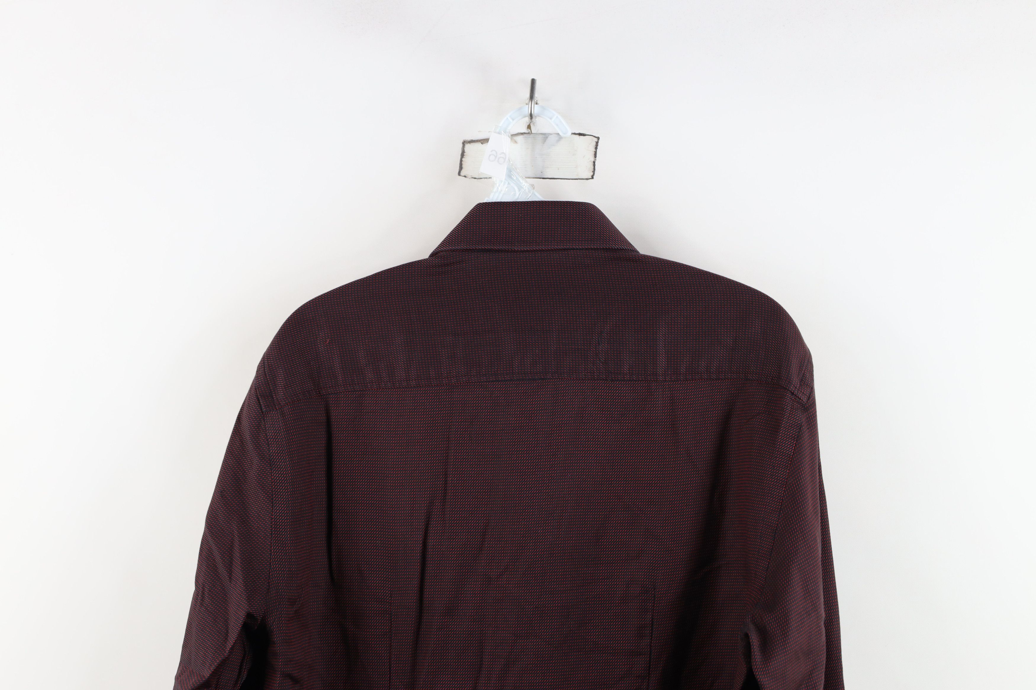Vintage Horst Distressed Polka Dot Collared Button Shirt Red Cotton Size US M / EU 48-50 / 2 - 13 Thumbnail