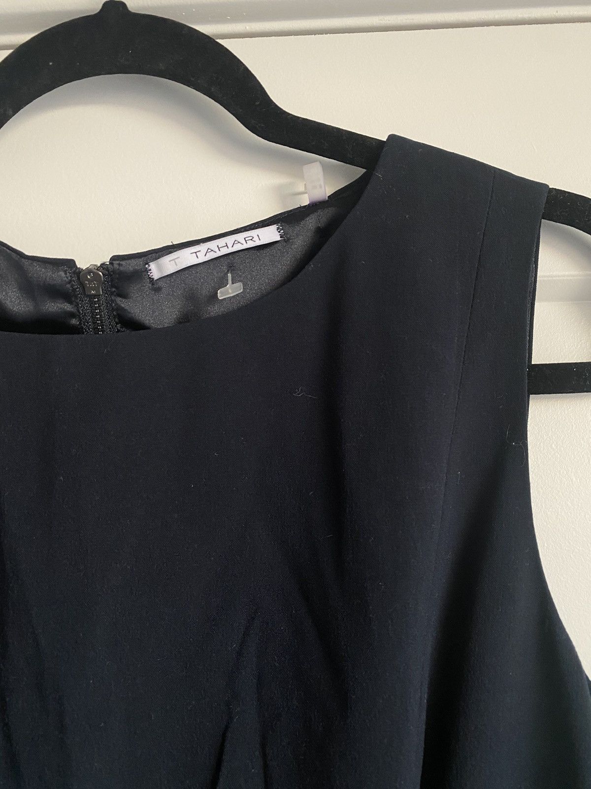 Elie Tahari Elie Tahari Arthur S Levine Women Sheath Dress Navy Size 8 Size M / US 6-8 / IT 42-44 - 6 Thumbnail
