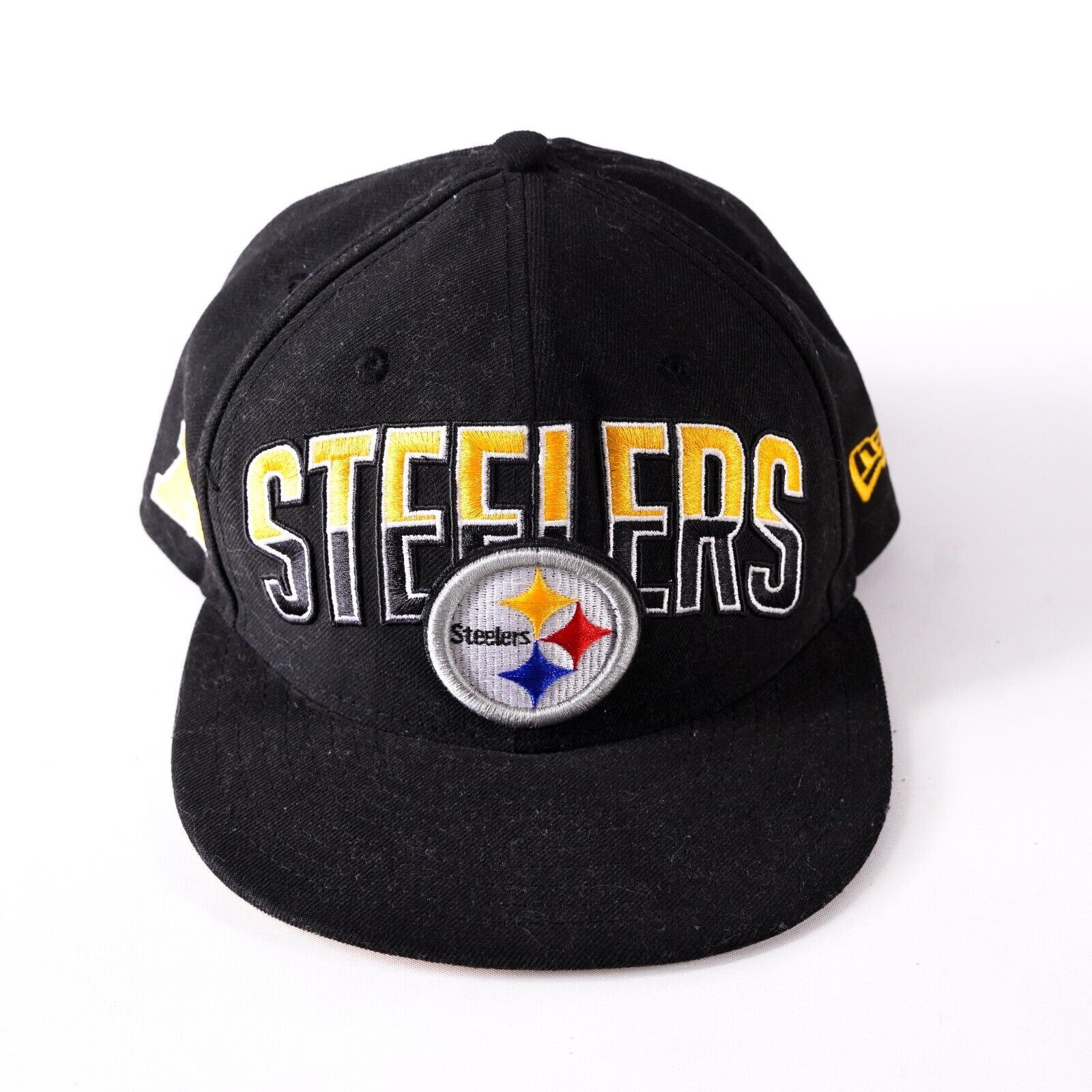 New Era New Era Pittsburgh Steelers Football NFL Fitted Hat 7 1/4 Size ONE SIZE - 1 Thumbnail