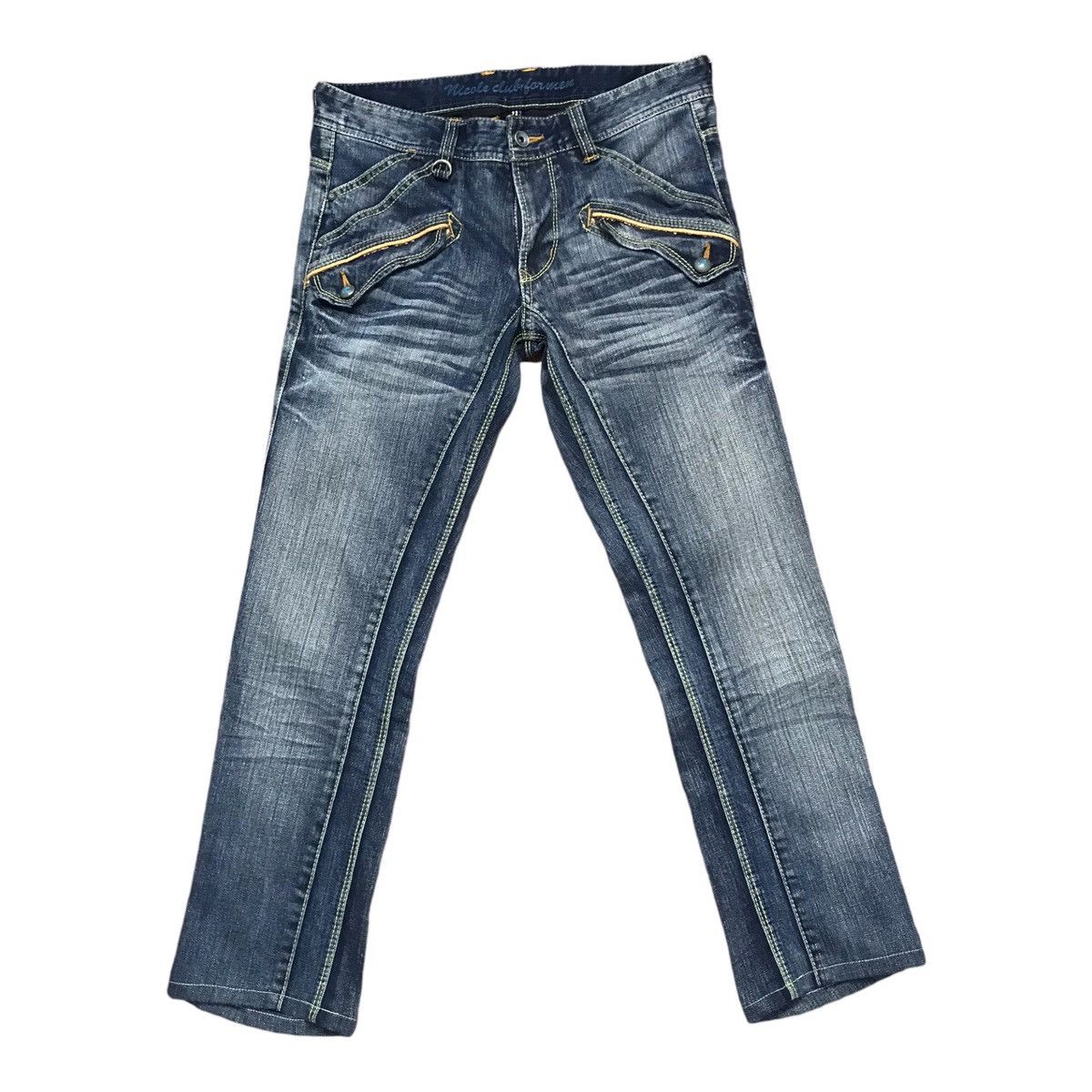 If Six Was Nine × Japanese Brand × Le Grande Bleu (L.G.B.) Flare Nicole Club For Men Denim Pant Size US 32 / EU 48 - 1 Thumbnail