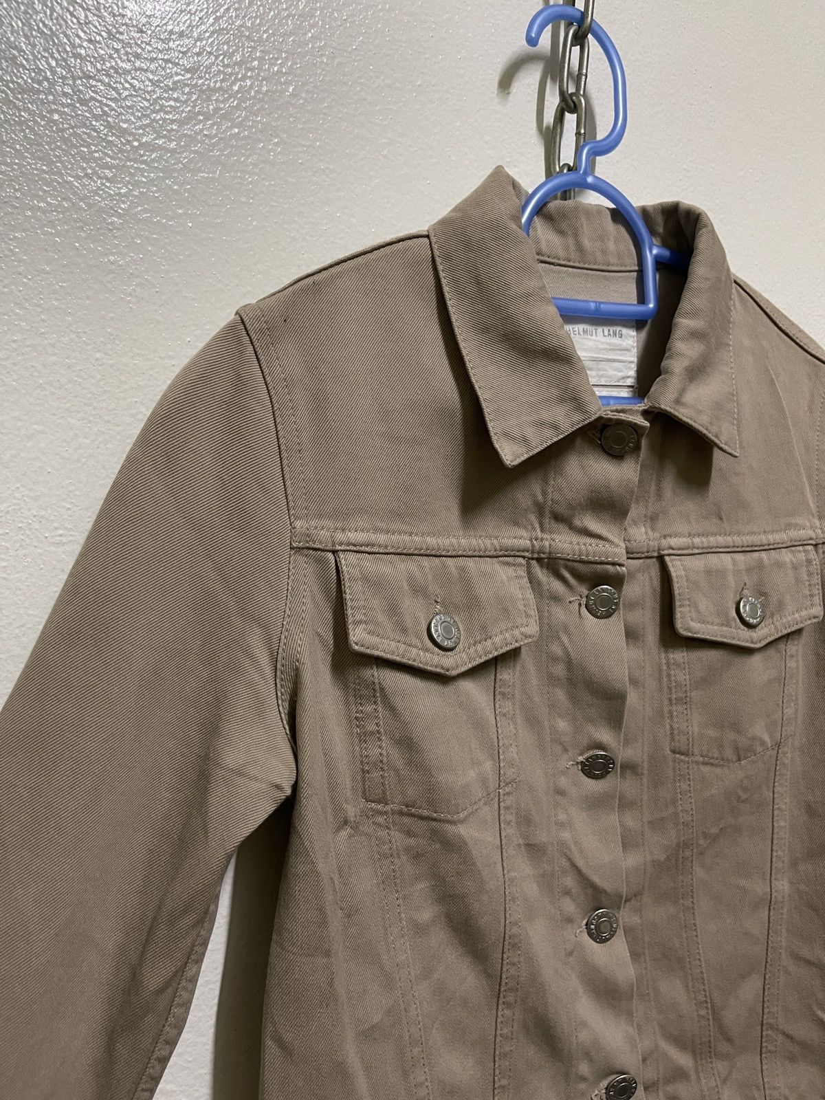 Helmut Lang Helmut Lang Raw Silk Denim Jacket 40 Size US XXS / EU 40 - 2 Thumbnail