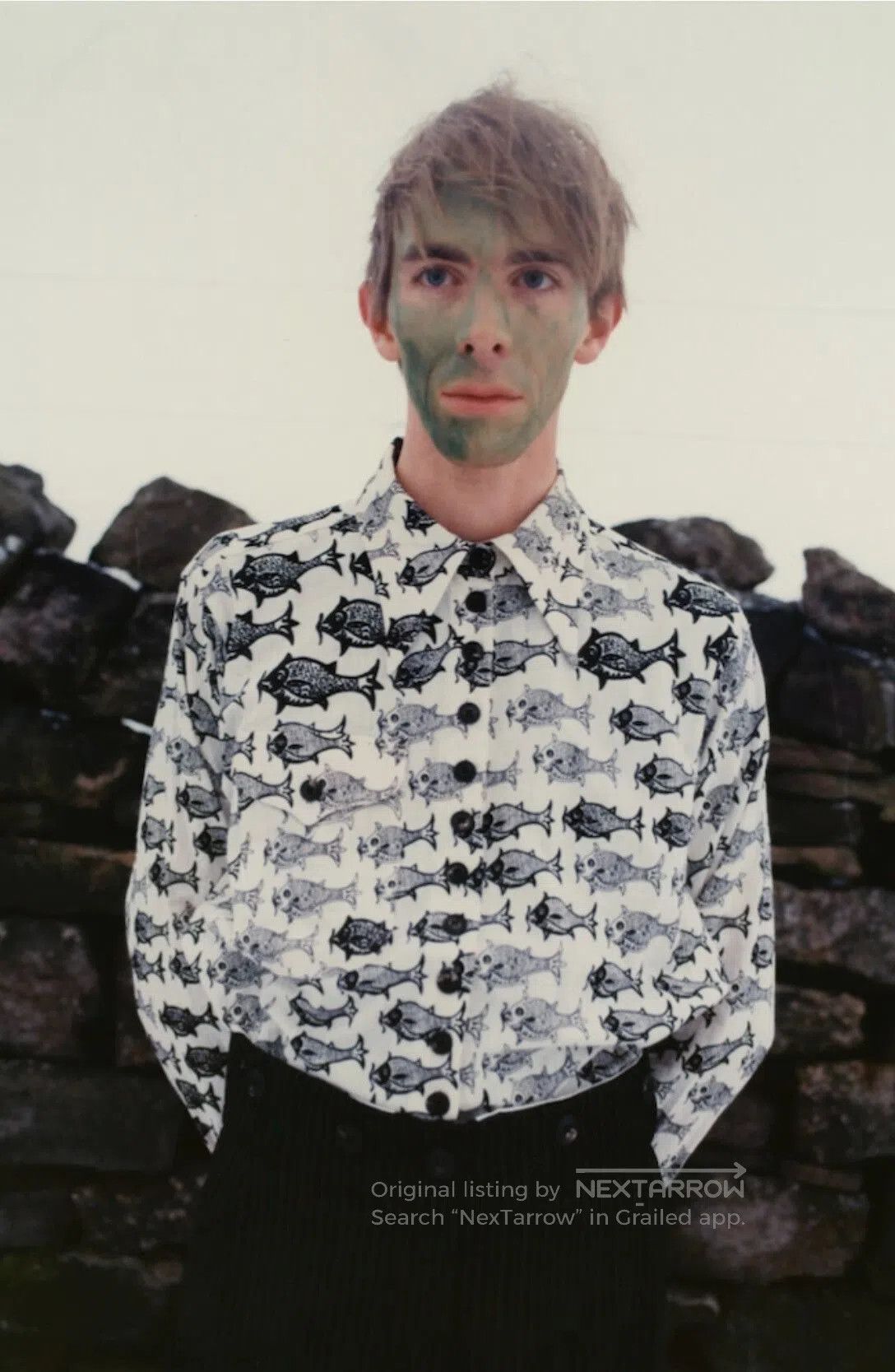 John Alexander Skelton limited edition fish pattern shirt. Size US M / EU 48-50 / 2 - 8 Thumbnail