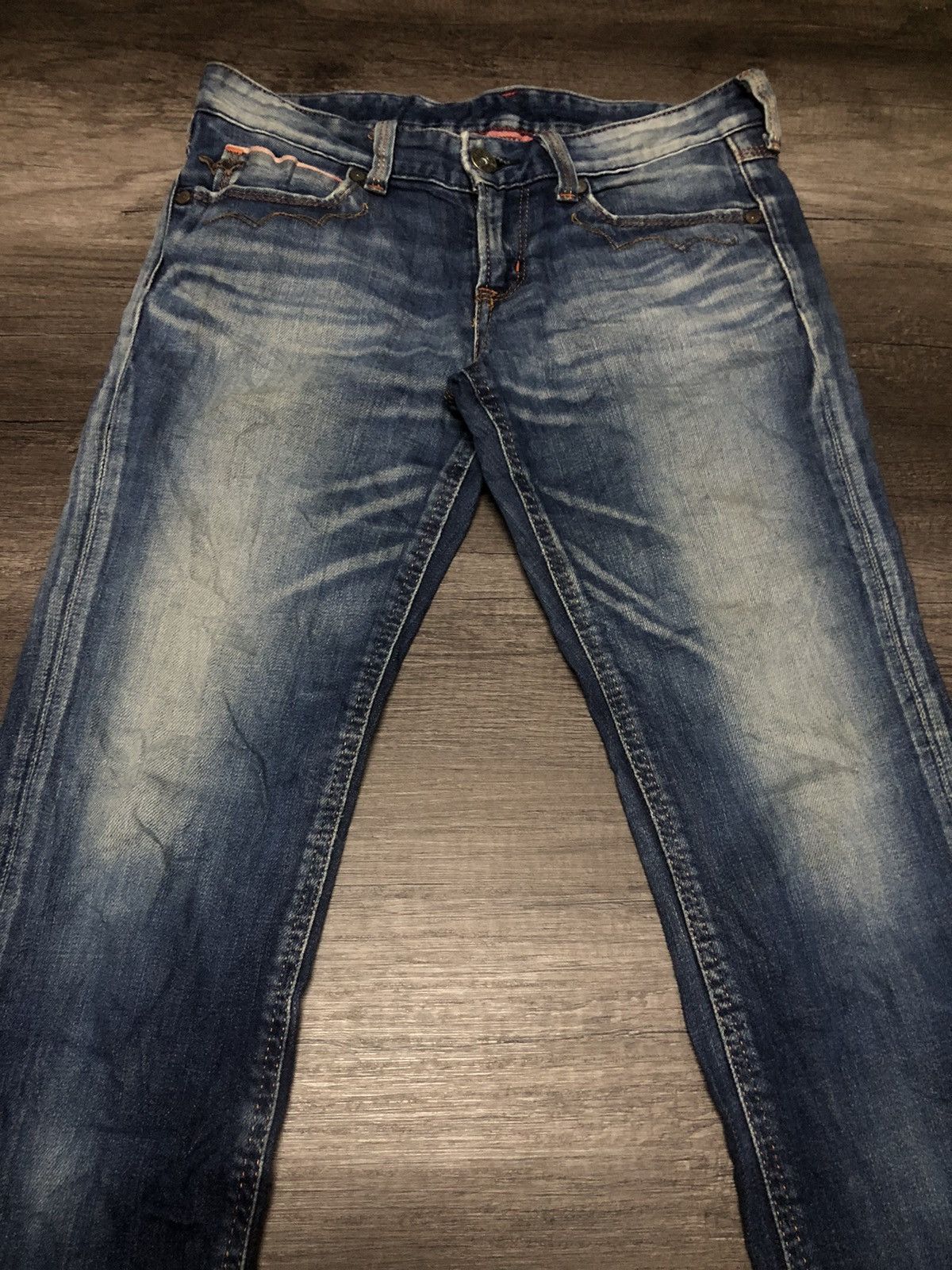 Edwin × Vintage VINTAGE EDWIN BLUE TRIP SELVEDGE DENIM Size 30" / US 8 / IT 44 - 4 Thumbnail