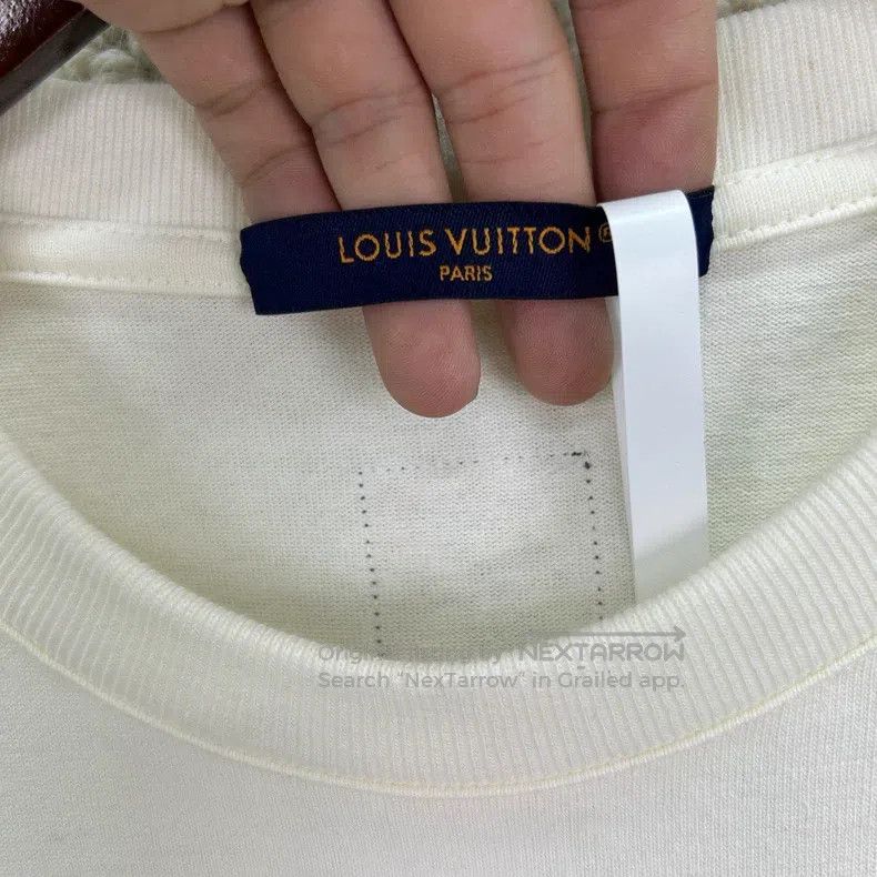 Louis Vuitton Louis Vuitton Lovers Green Bead Embroidered Crew Neck Shor Size US M / EU 48-50 / 2 - 3 Thumbnail