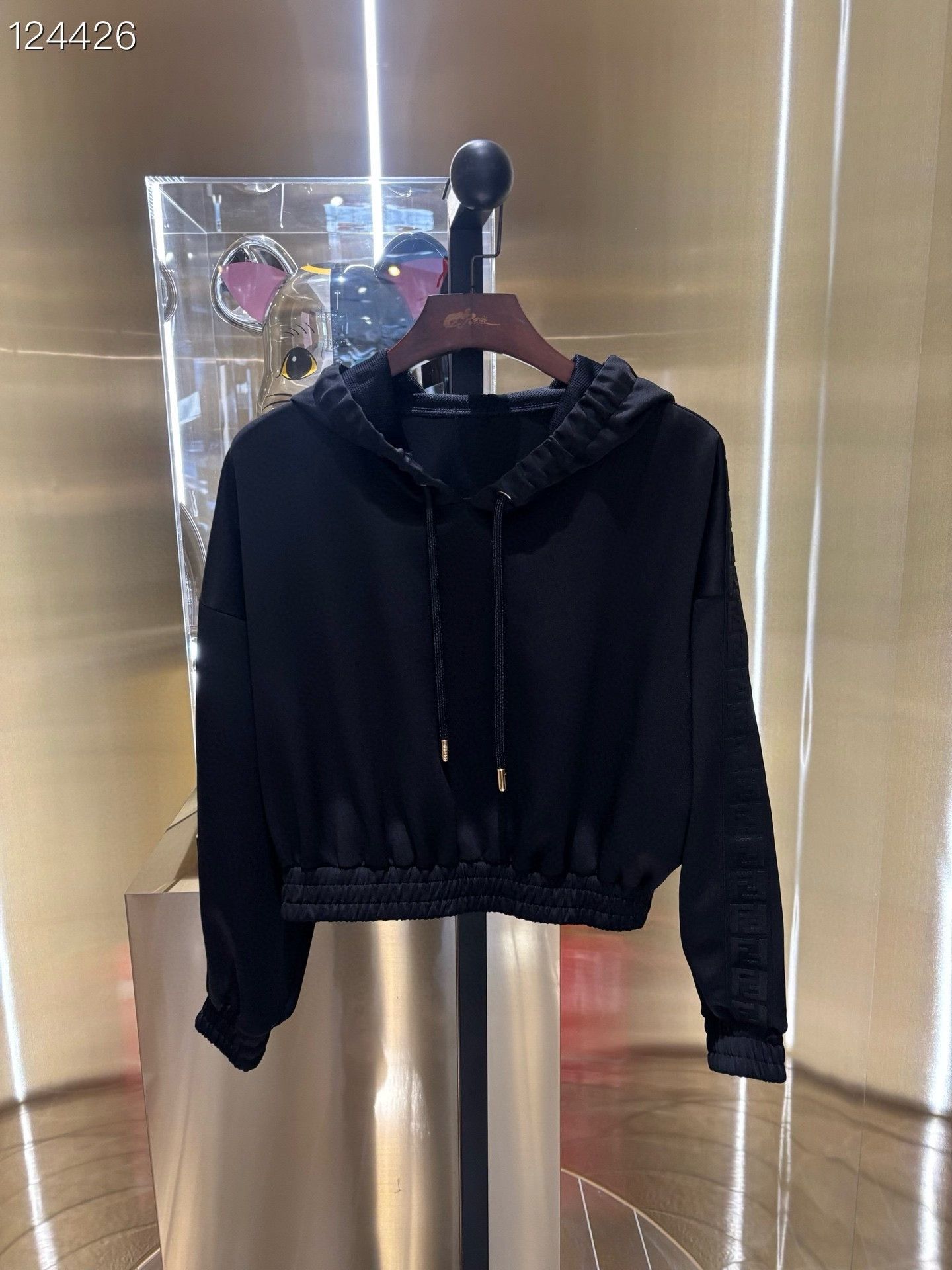 Fendi Fendi Women's Side Logo Short Hoodie Size M / US 6-8 / IT 42-44 - 1 Thumbnail