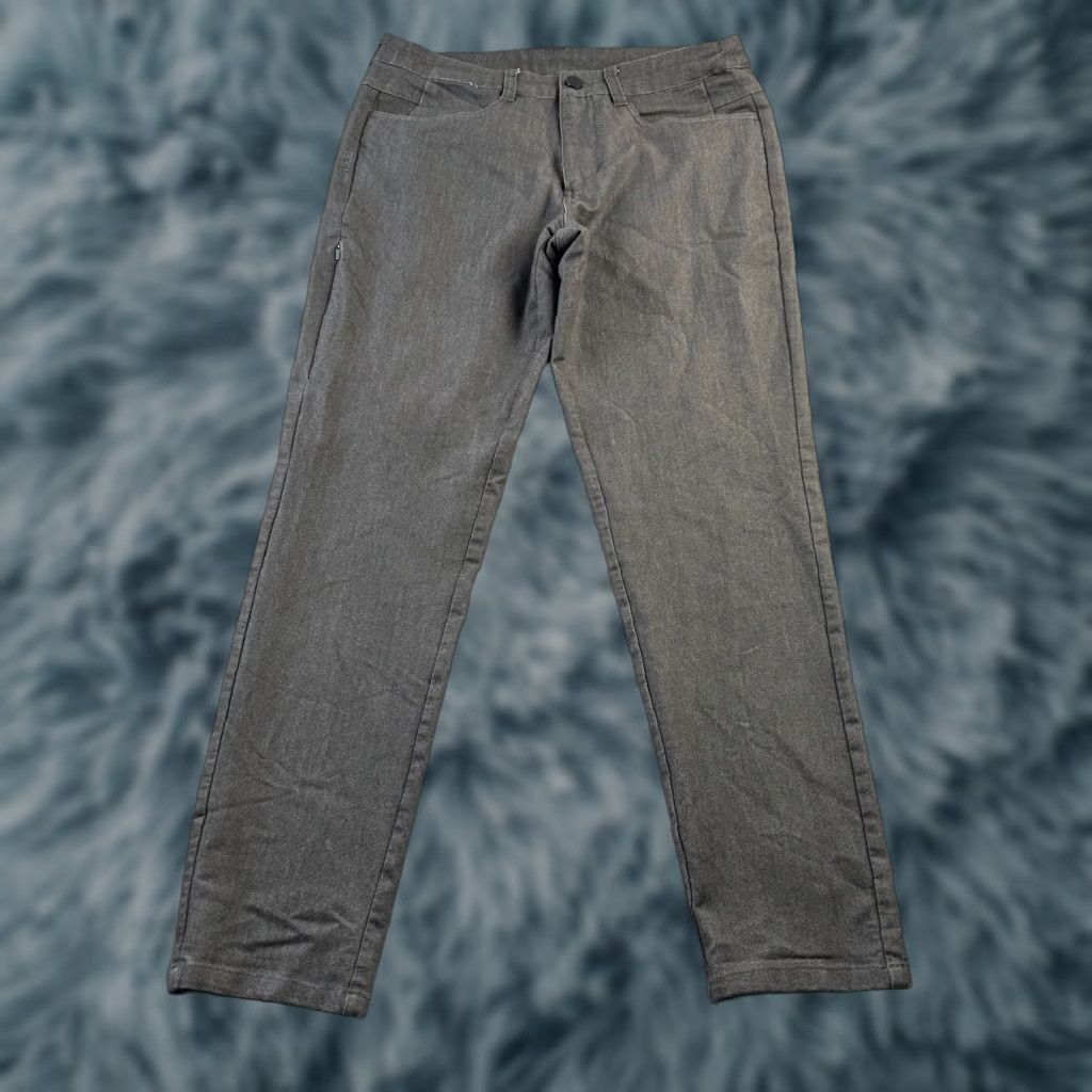 Vintage Bylt Pants Slim Fit Chino 31 Gray Mens Casual Workwear Travel Everyday Flat Front 28 Inseam Shoes Size US 31 - 1 Thumbnail
