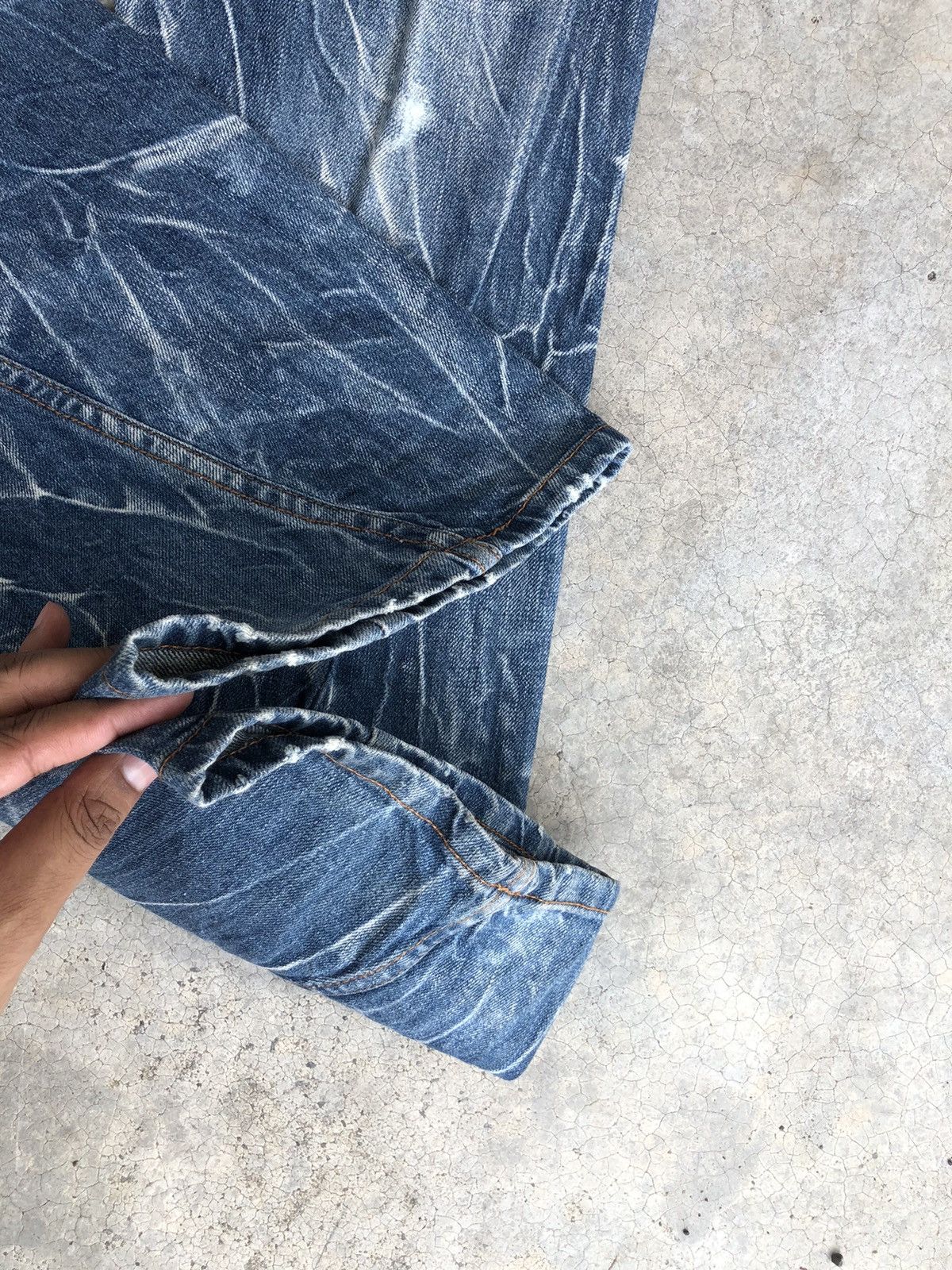 If Six Was Nine Japanese Antfui Flared Jeans Distressed Jeans Size US 31 - 15 Thumbnail