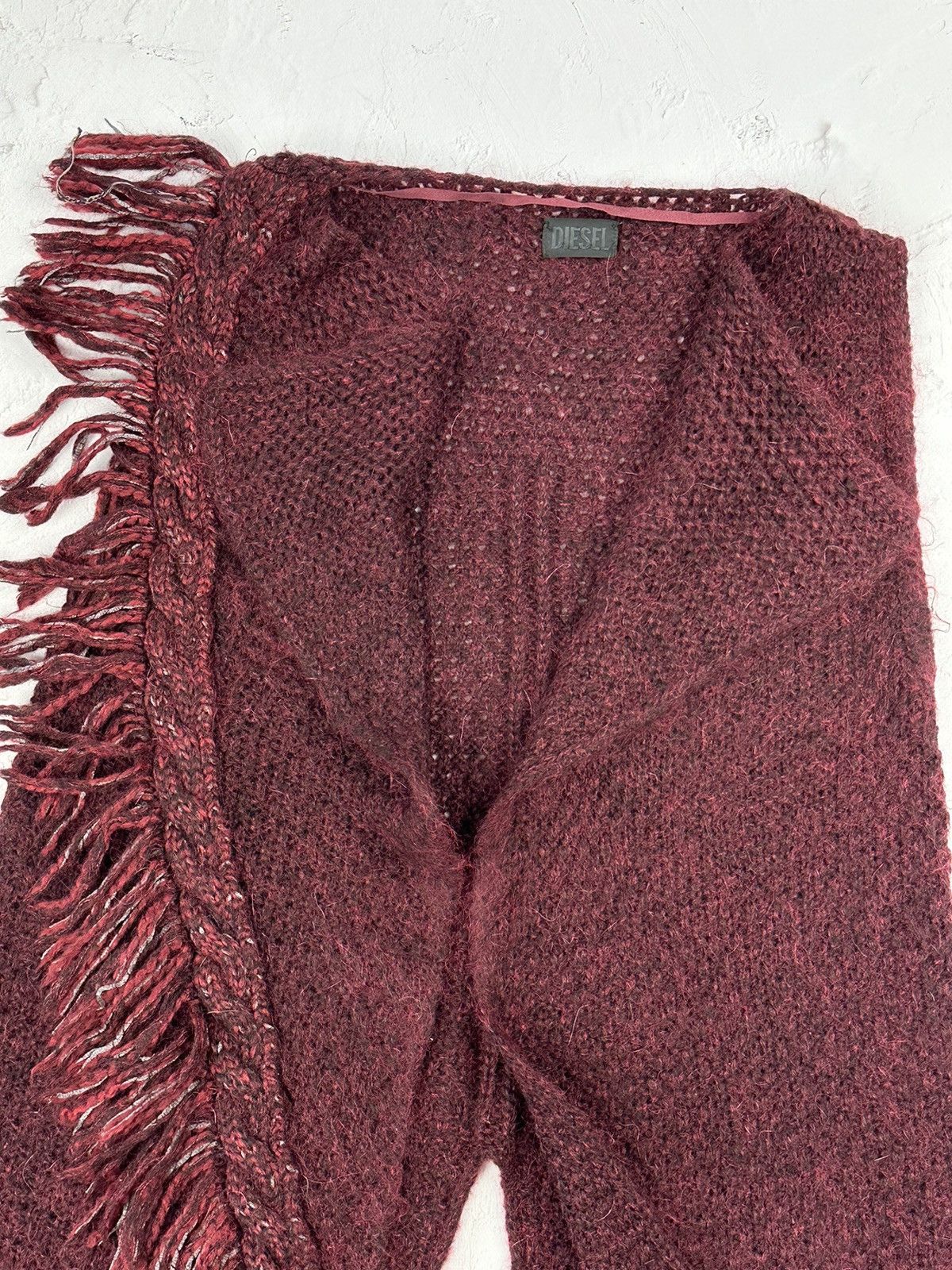 Diesel × Vintage Vintage Diesel Mohair Poncho Sweater Size M / US 6-8 / IT 42-44 - 4 Thumbnail