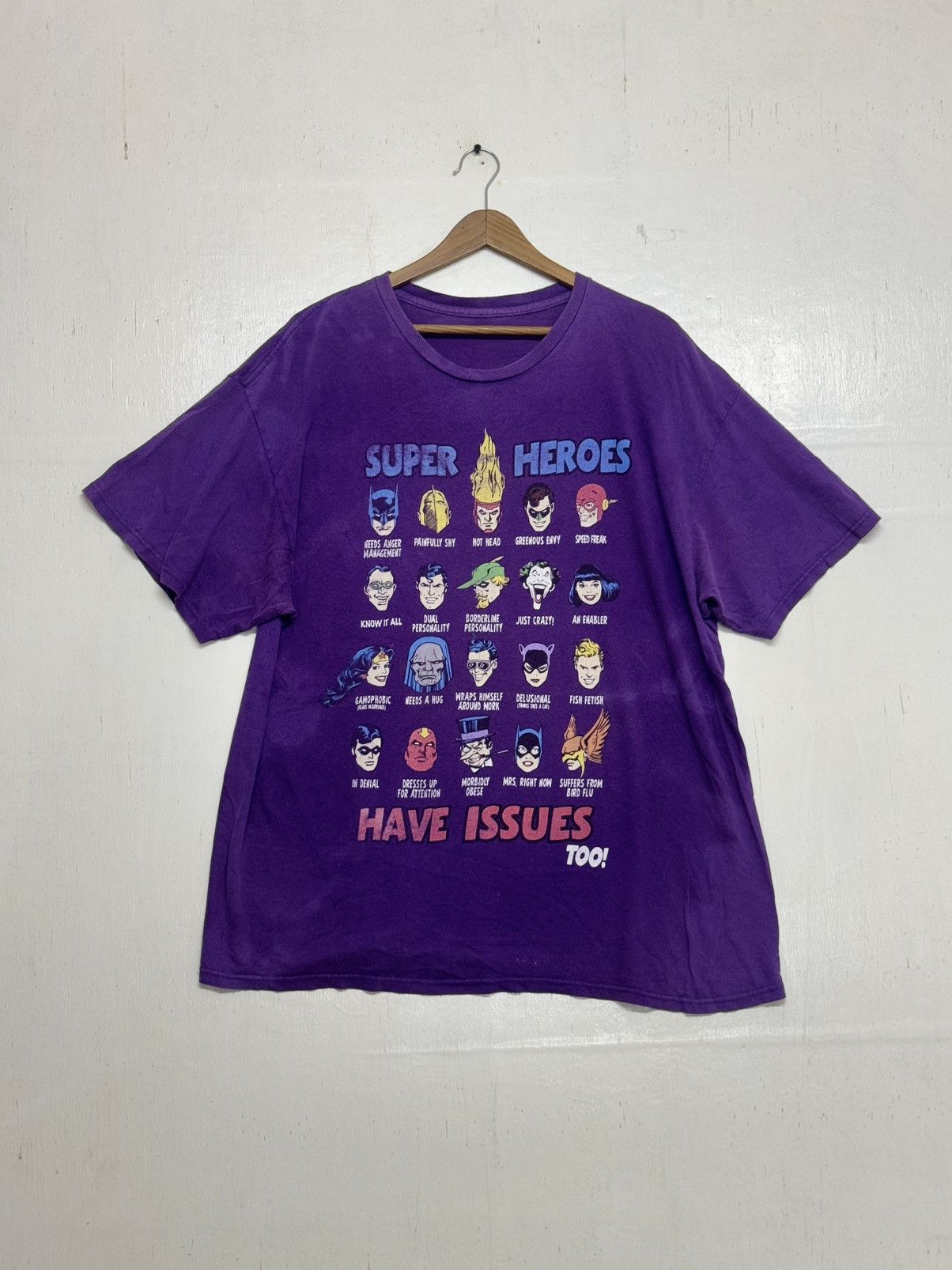Vintage Vintage Superhero Tshirt Vintage Y2K (No taq) Size US XL / EU 56 / 4 - 1 Thumbnail