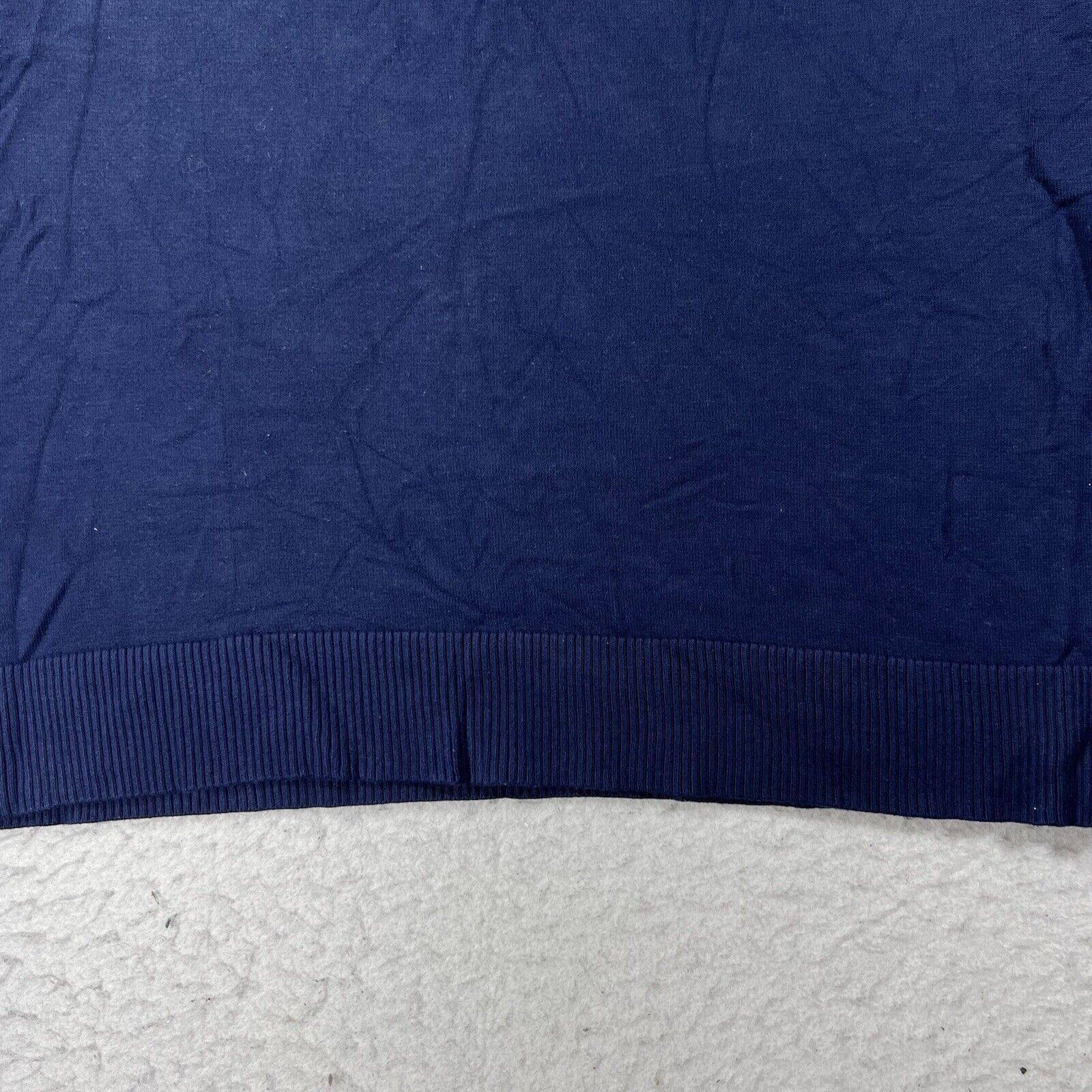 Other TEDDI Large Navy Blue 3/4 Sleeve Sweater Lace Up Wrists Top Size L / US 10 / IT 46 - 12 Thumbnail