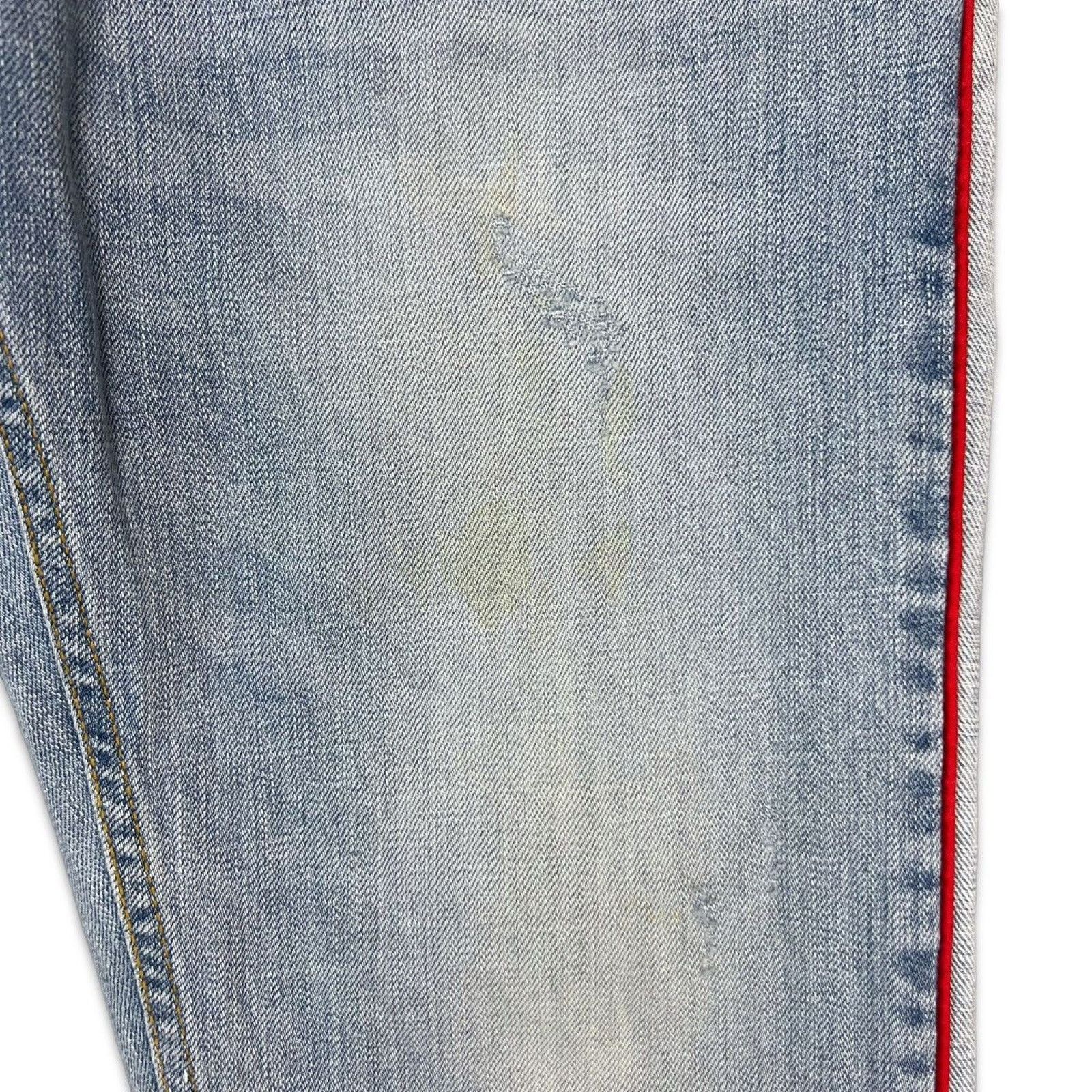 Japanese Brand × Vintage Bridge Korean Brand Jeans 32x30 Slim Fit Taper Denim Pants Size US 32 / EU 48 - 2 Thumbnail