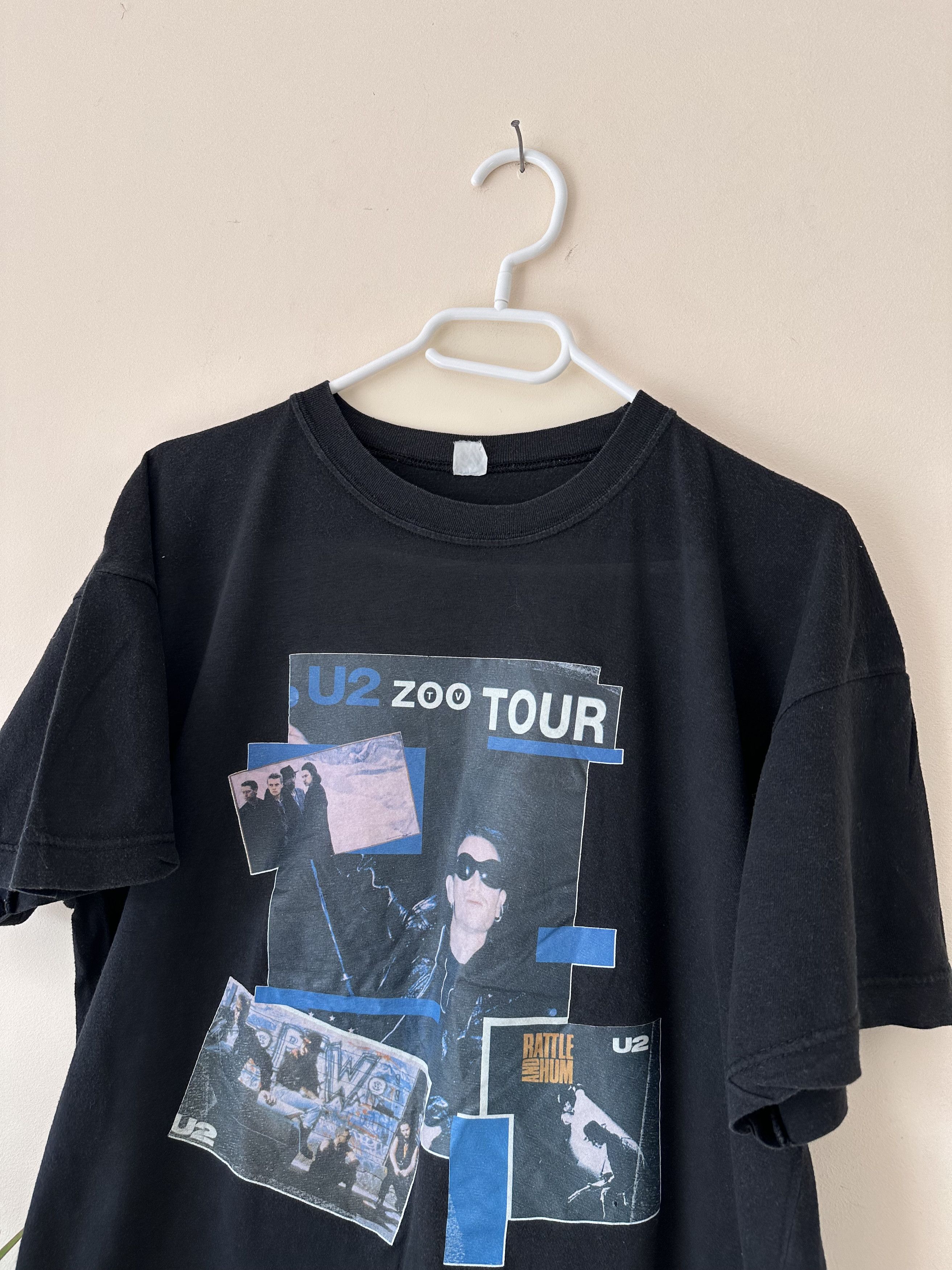 Band Tees × Vintage Rare vintage U2 Zoo Tour Berlin underground tee Size US S / EU 44-46 / 1 - 2 Thumbnail