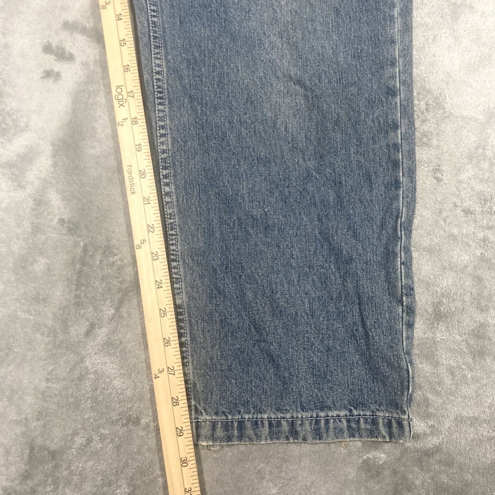 Vintage VINTAGE PACO Jeans Mens 32x30 Denim Distressed Wide-Leg Logo Hip Hop Carpenter Distressed Jeans Mens Regular Blue 30in Inseam WC Size US 32 / EU 48 - 4 Thumbnail
