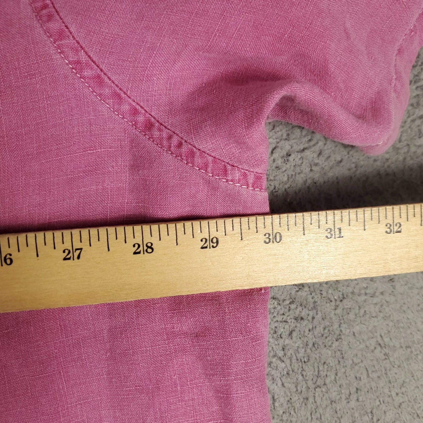 Tommy Bahama Tommy Bahama Hawaiian Shirt Mens 3XL Pink Linen Short Sleeve Button-Up Size US XXL / EU 58 / 5 - 6 Thumbnail